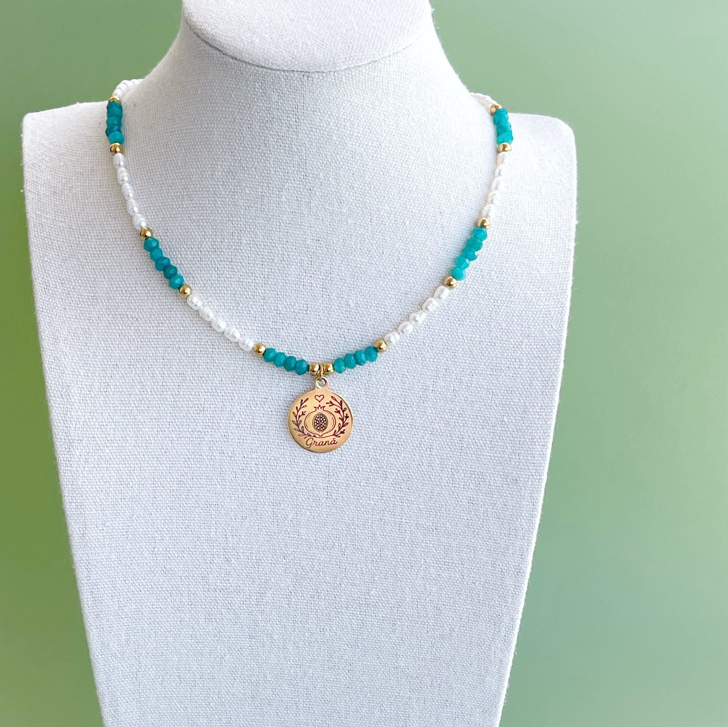 Collar perlas “Zafra”