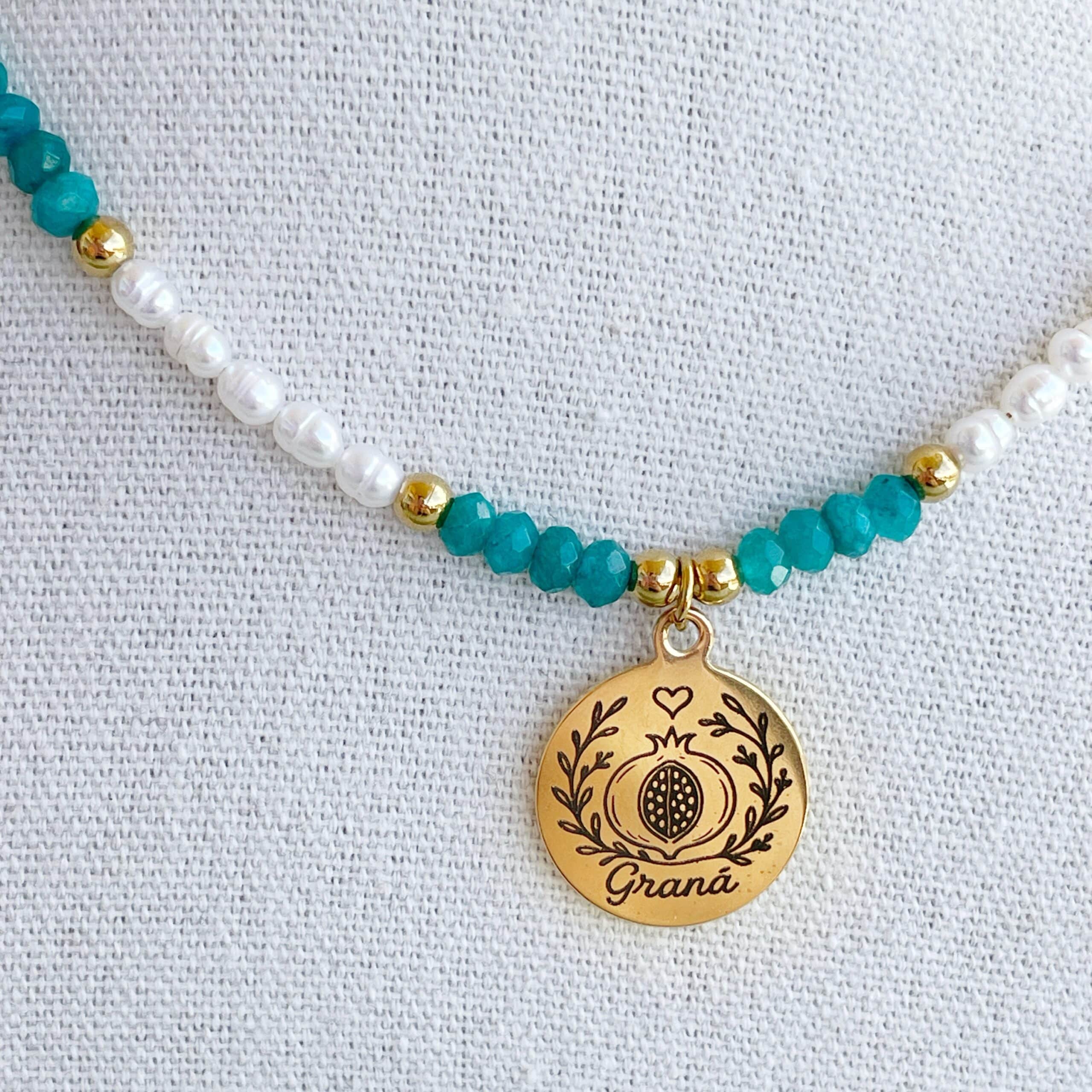 Collar perlas “Zafra”