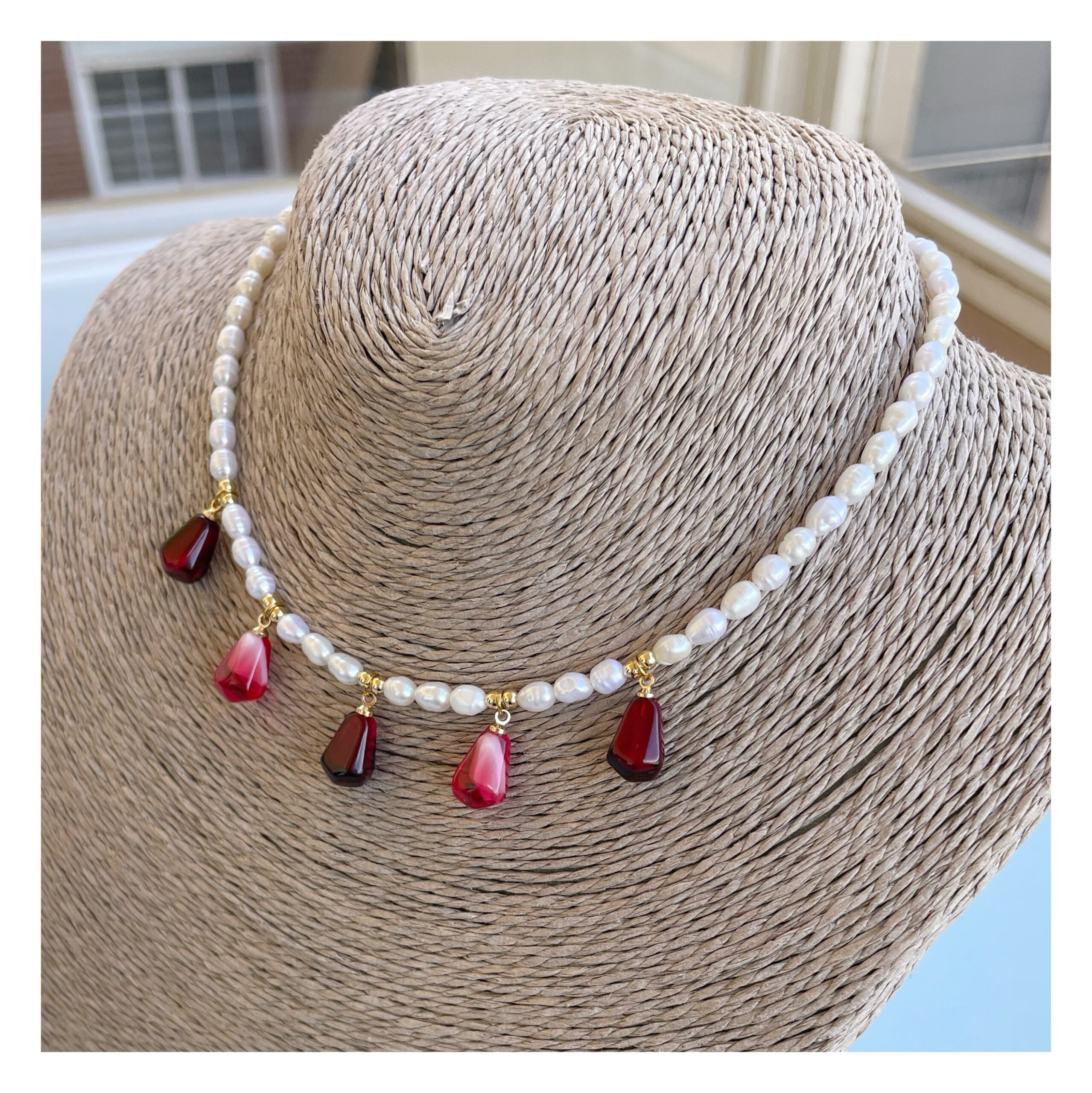 Collar perlas “Semillas”
