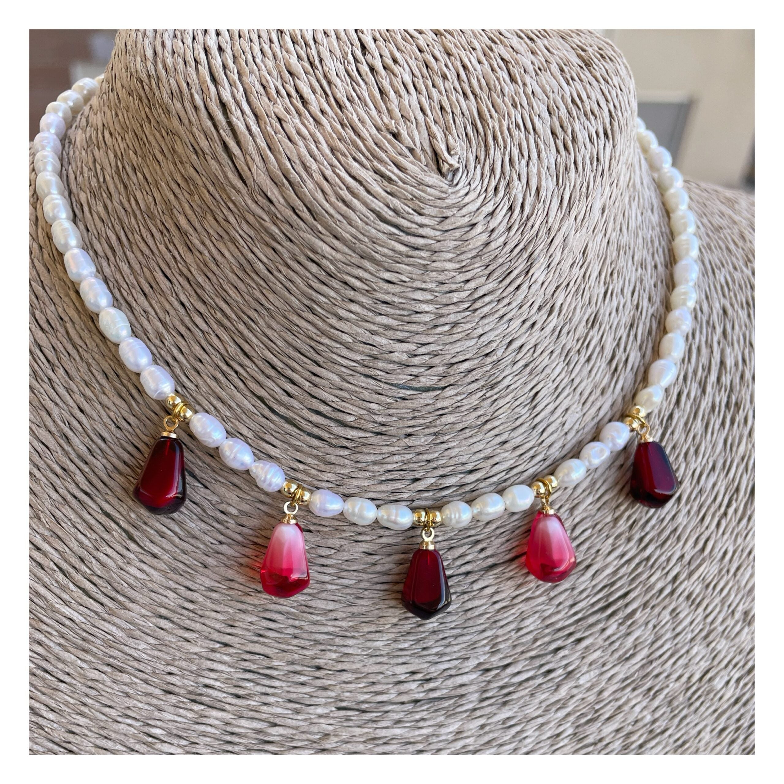Collar perlas “Semillas”