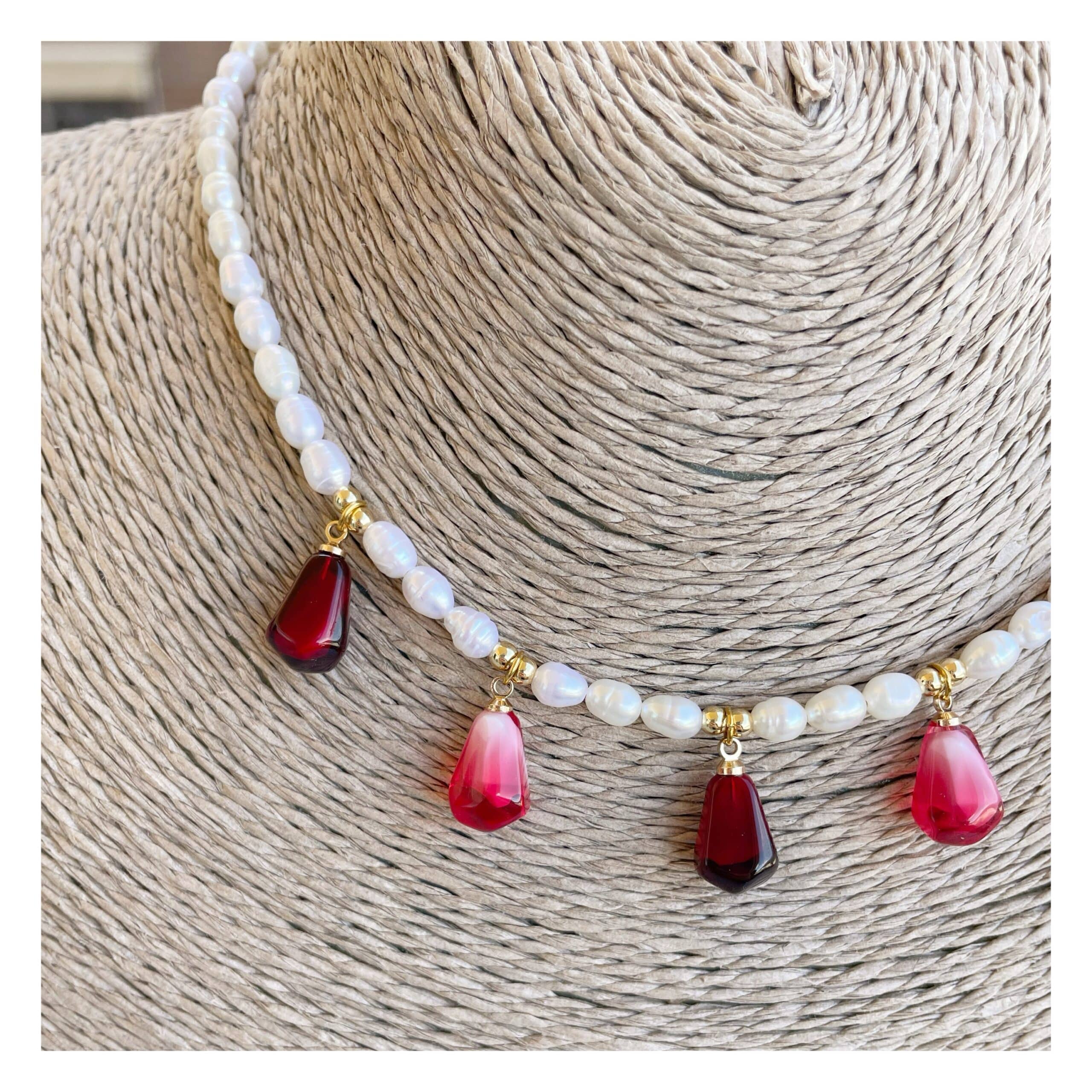 Collar perlas “Semillas”