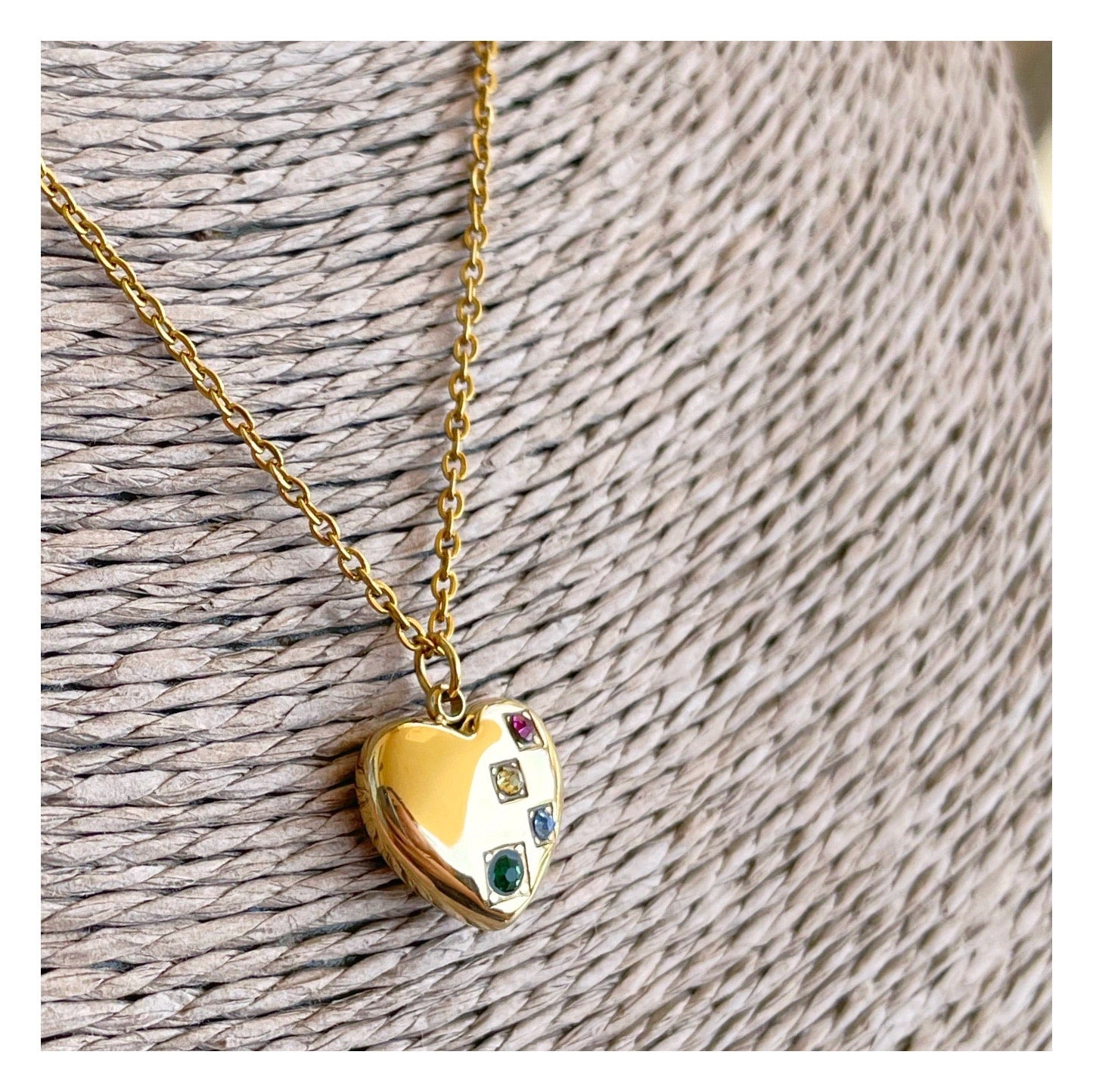 Colgante reversible “Cuore Mio”