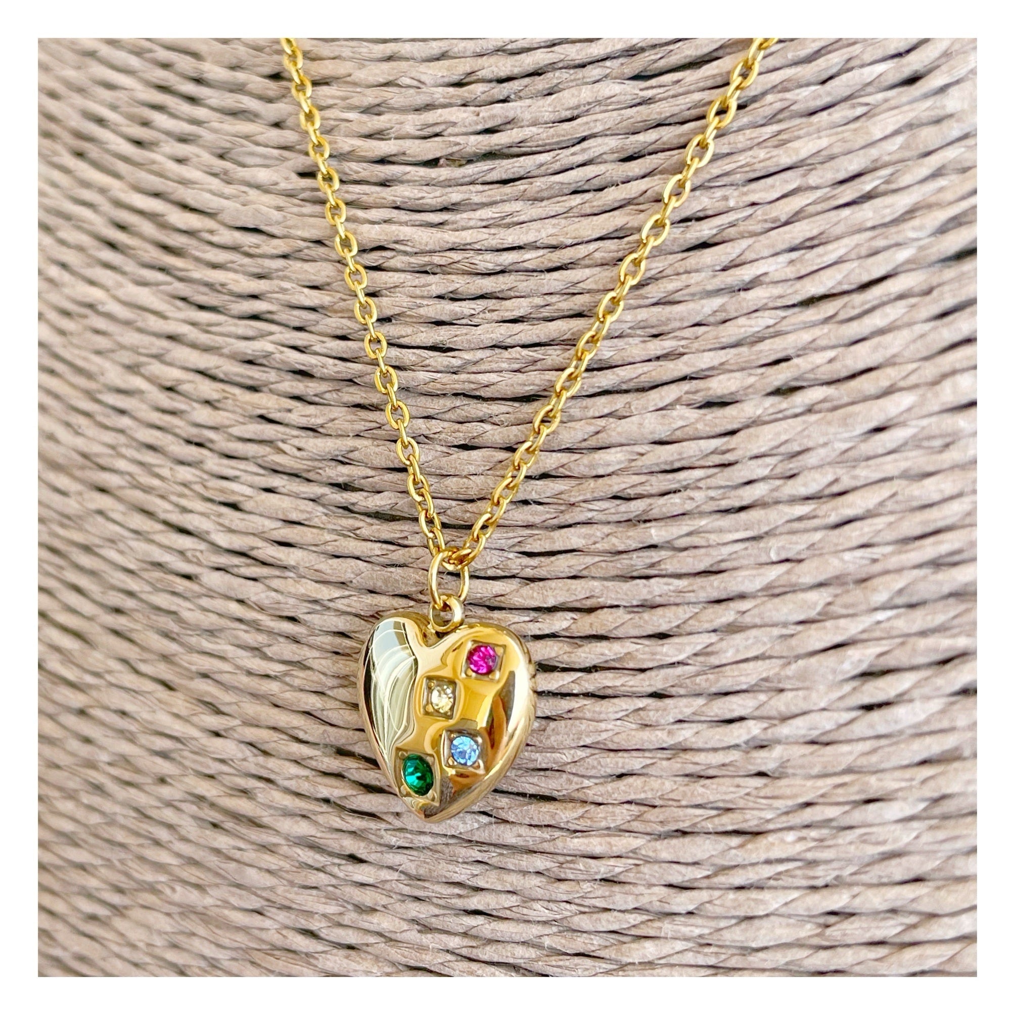 Colgante reversible “Cuore Mio”