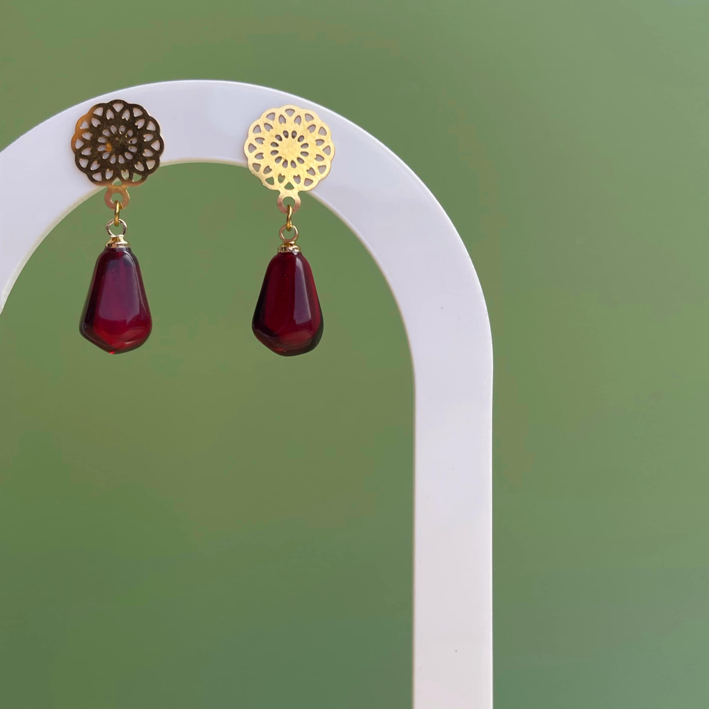 Pendientes “Lindaraja” (oscuro)