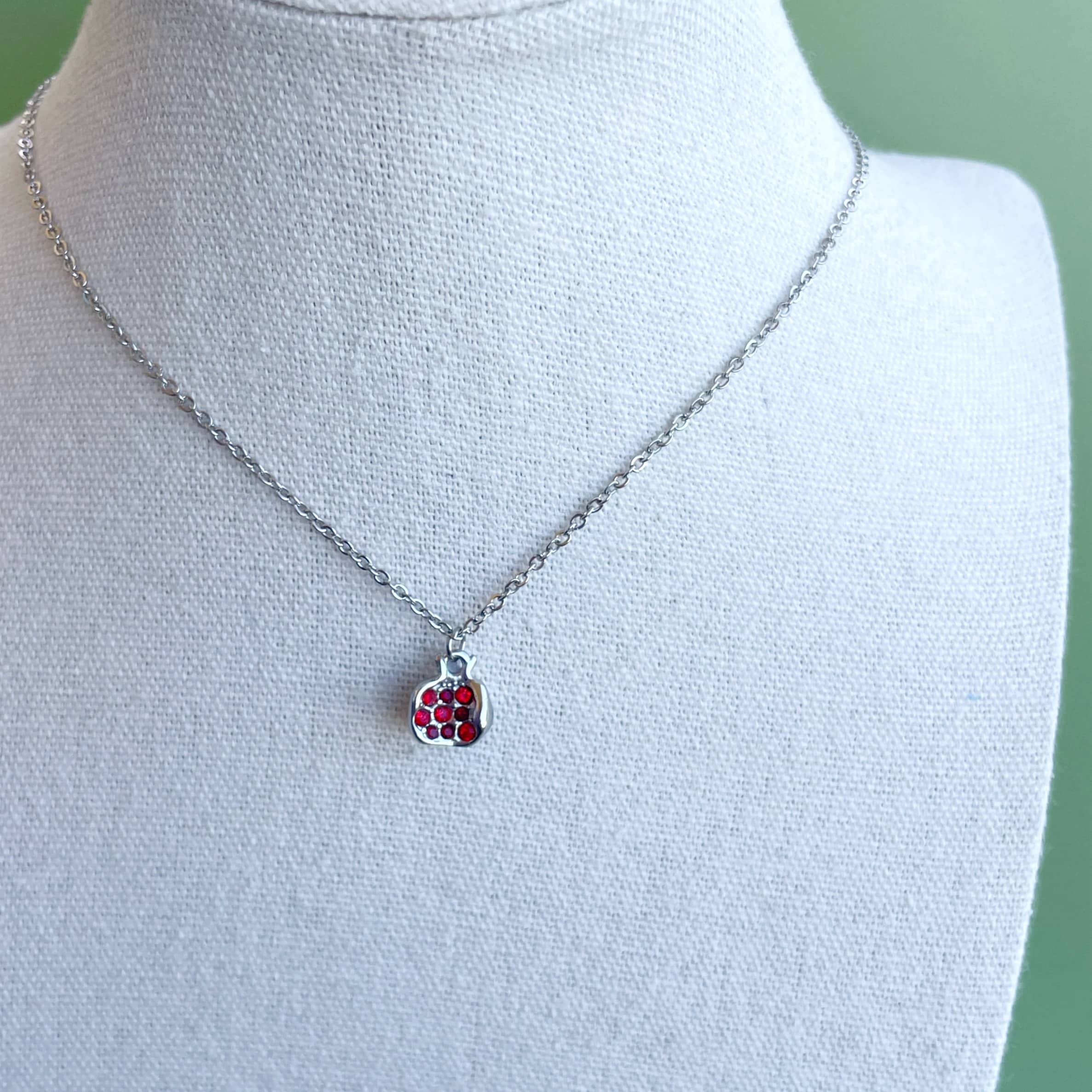 Collar “Granaína” plateado