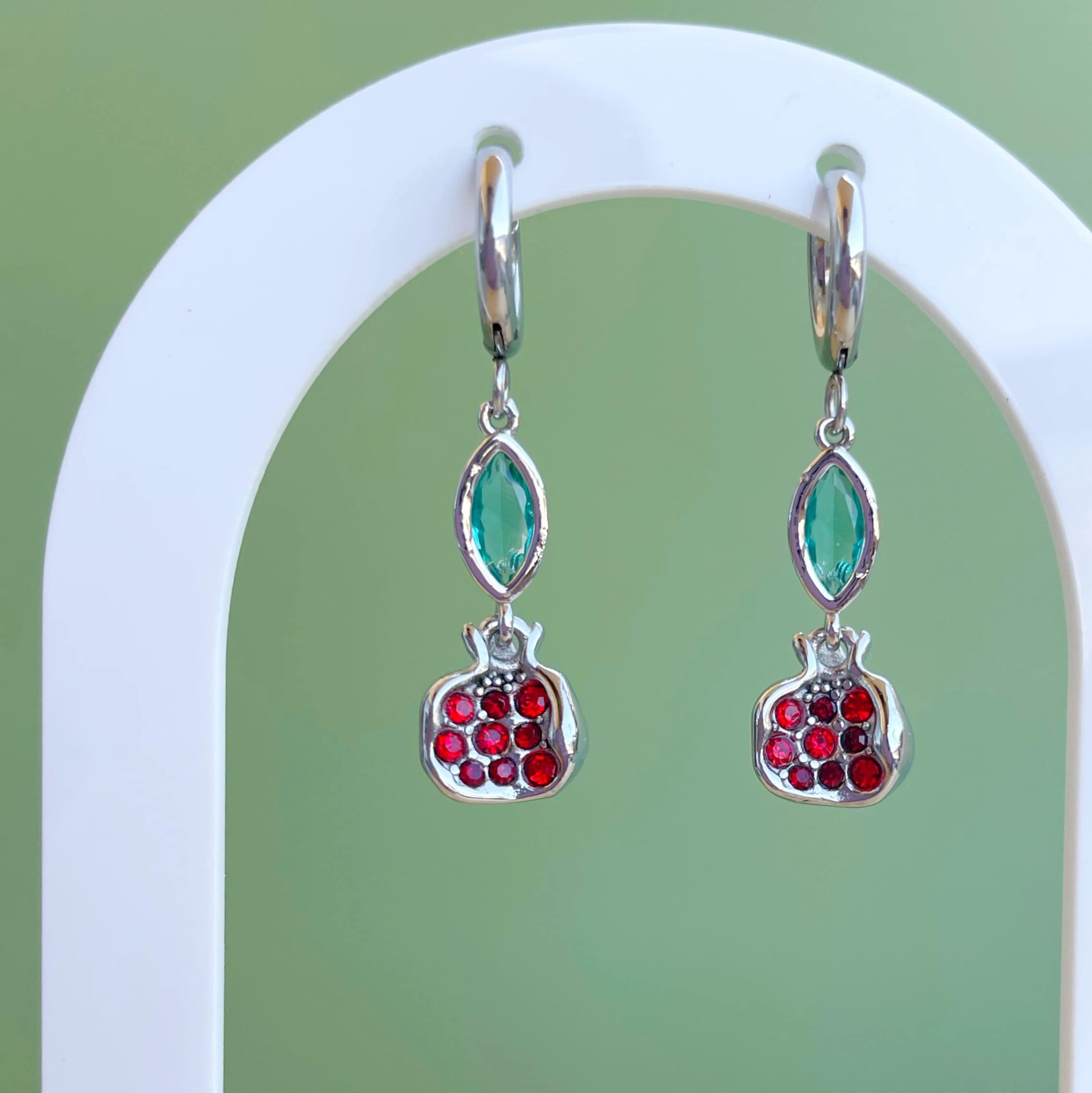 Pendientes “Nazarí” plateado