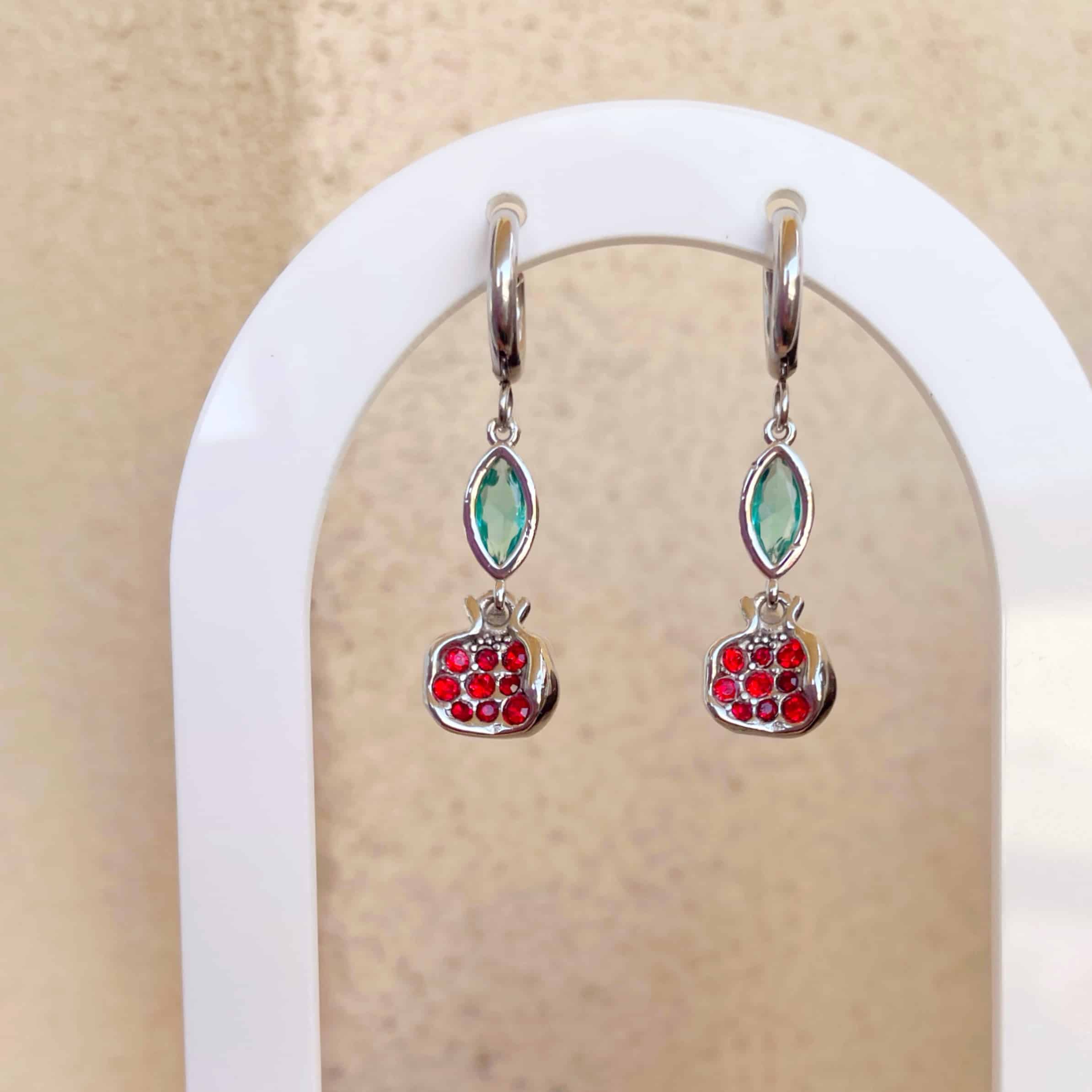Pendientes “Nazarí” plateado