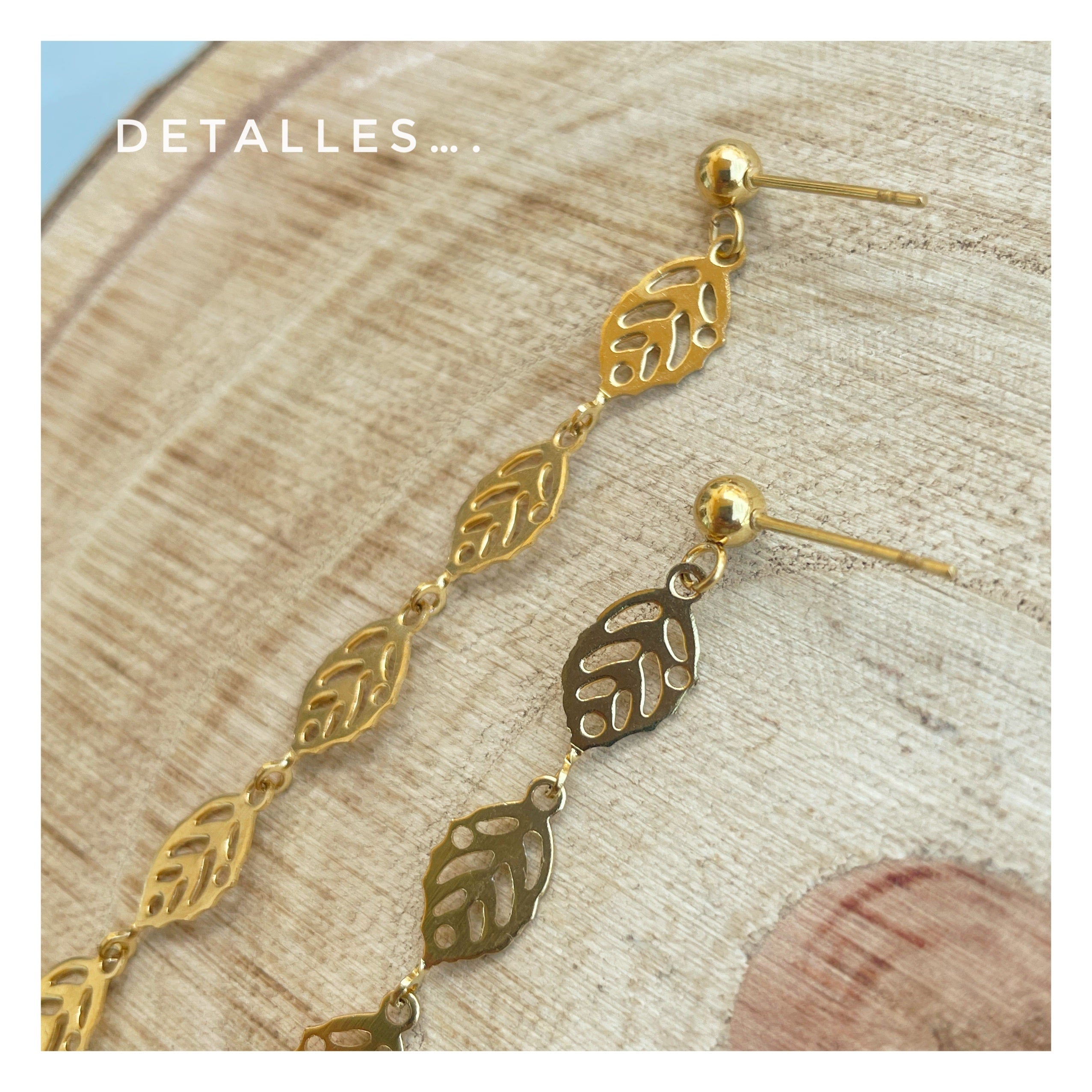 Pendientes “Hojas” Stud