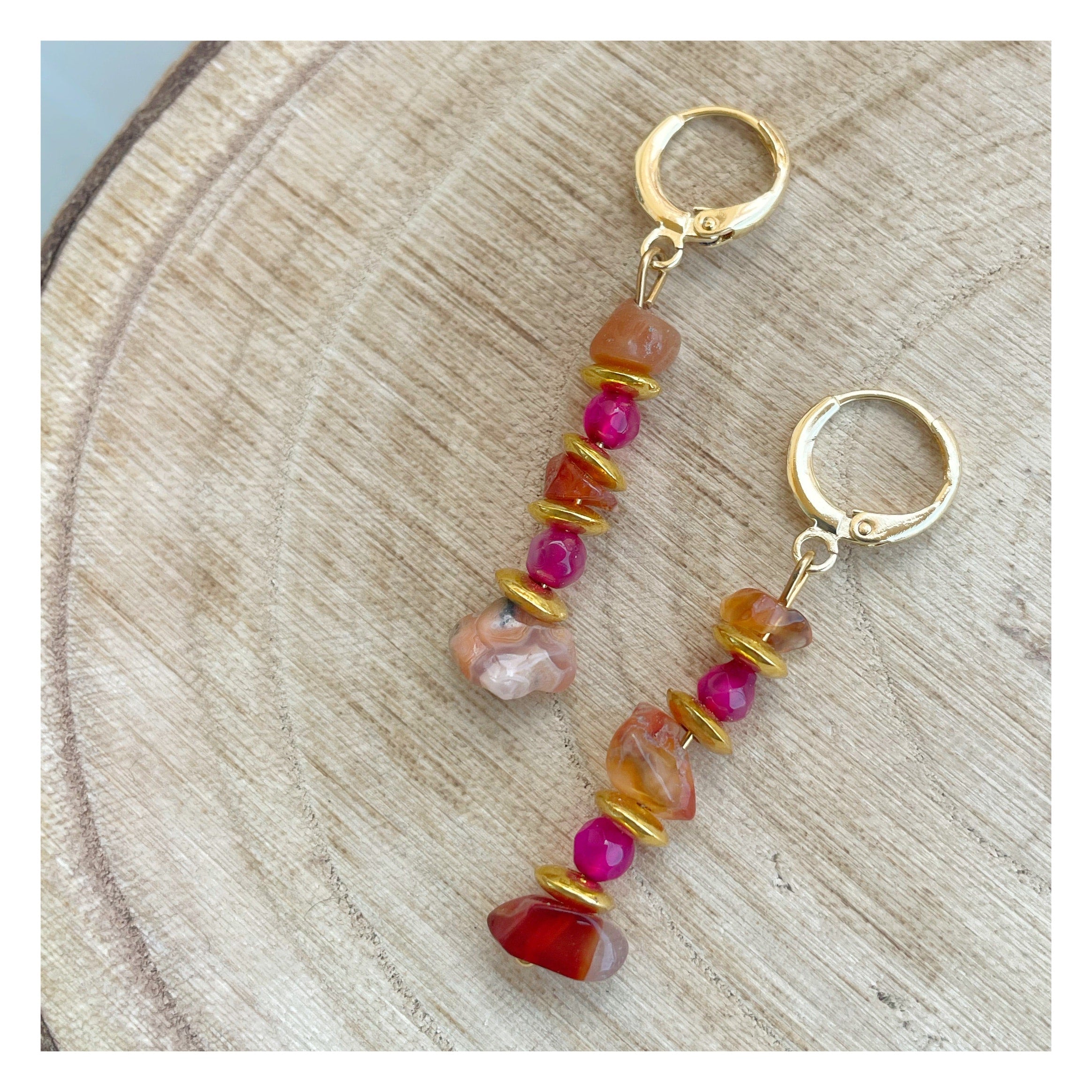 Pendientes “Piedras Calidas “