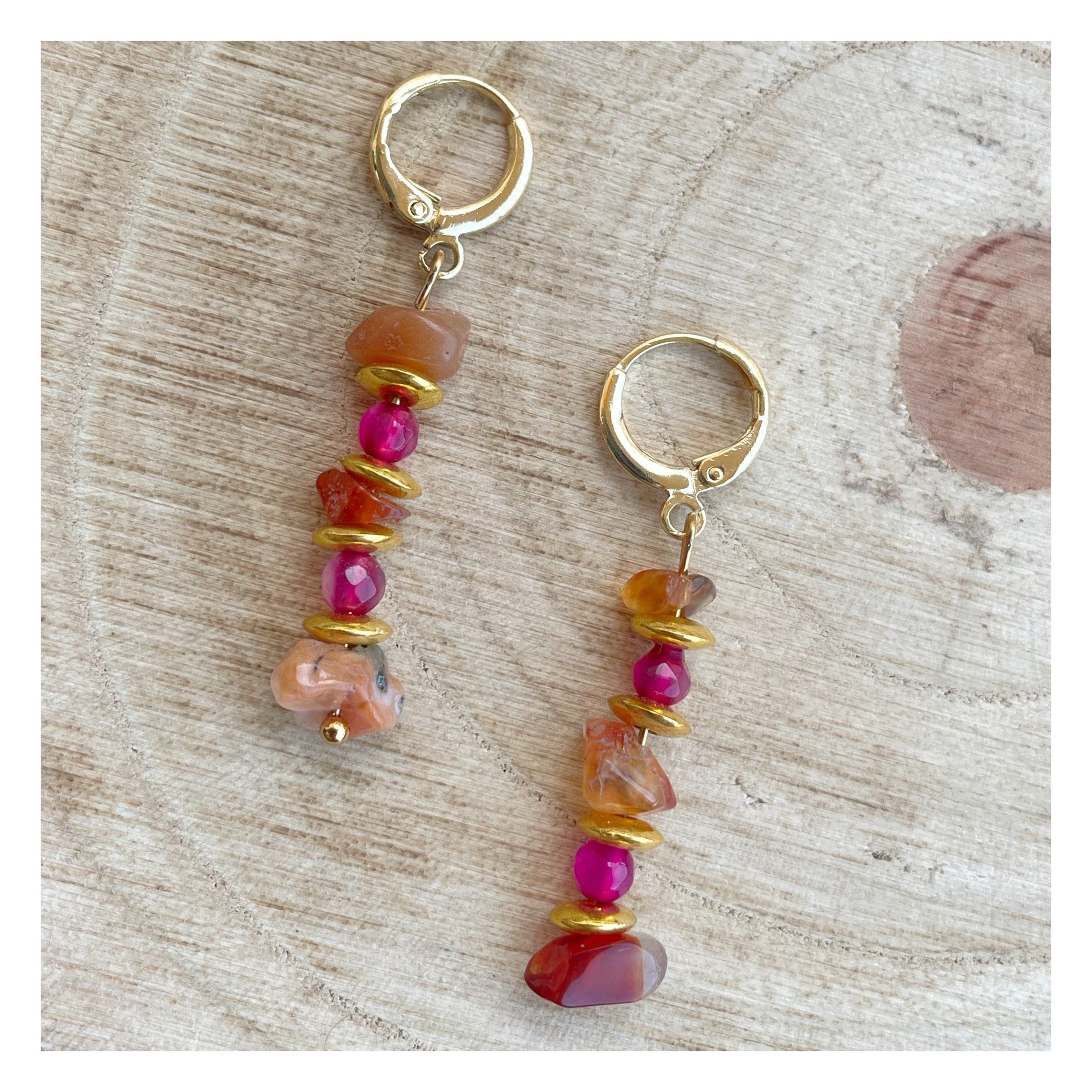 Pendientes “Piedras Calidas “