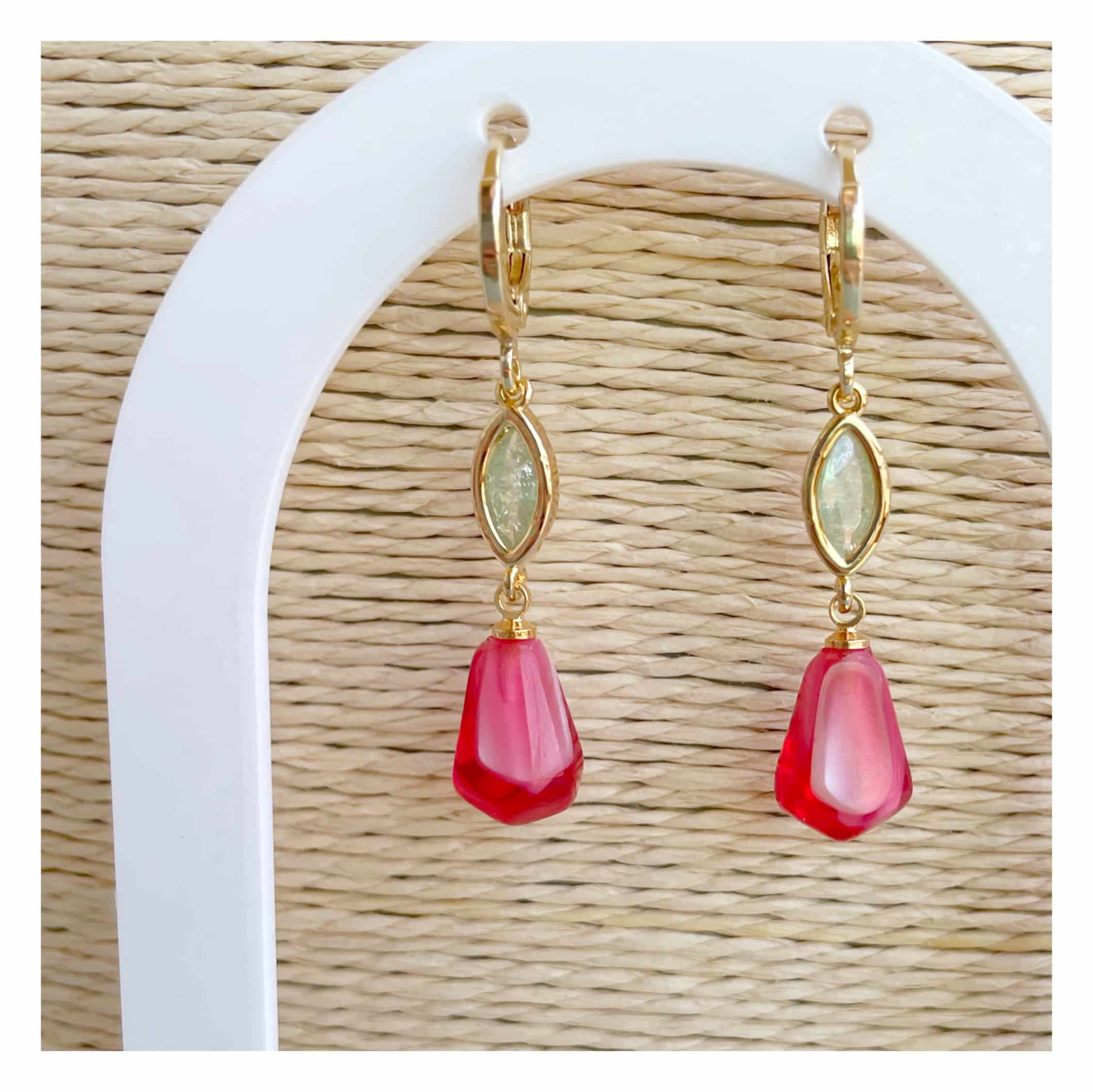 Pendientes “Granado” claro