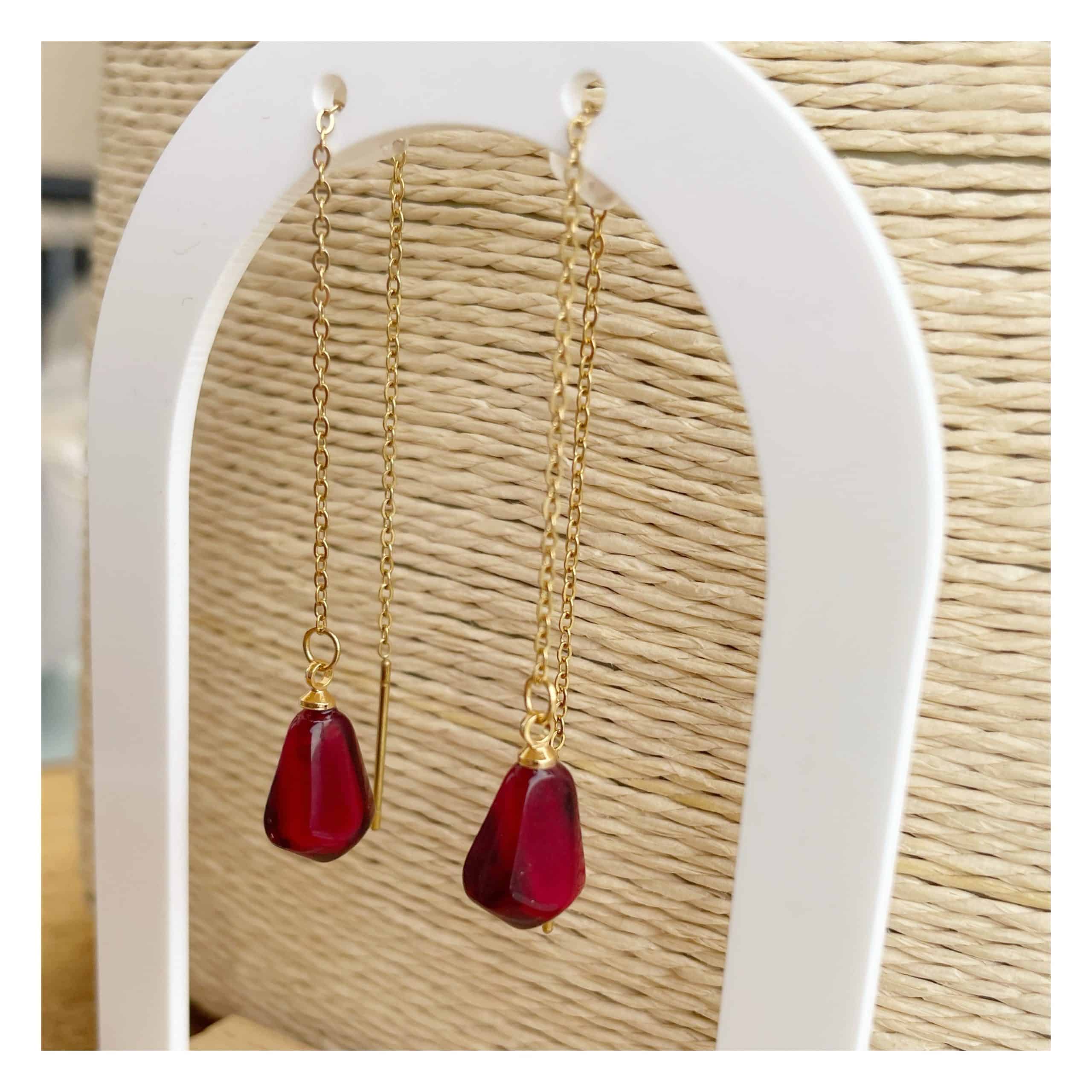 Pendientes “Darro” (oscuro)
