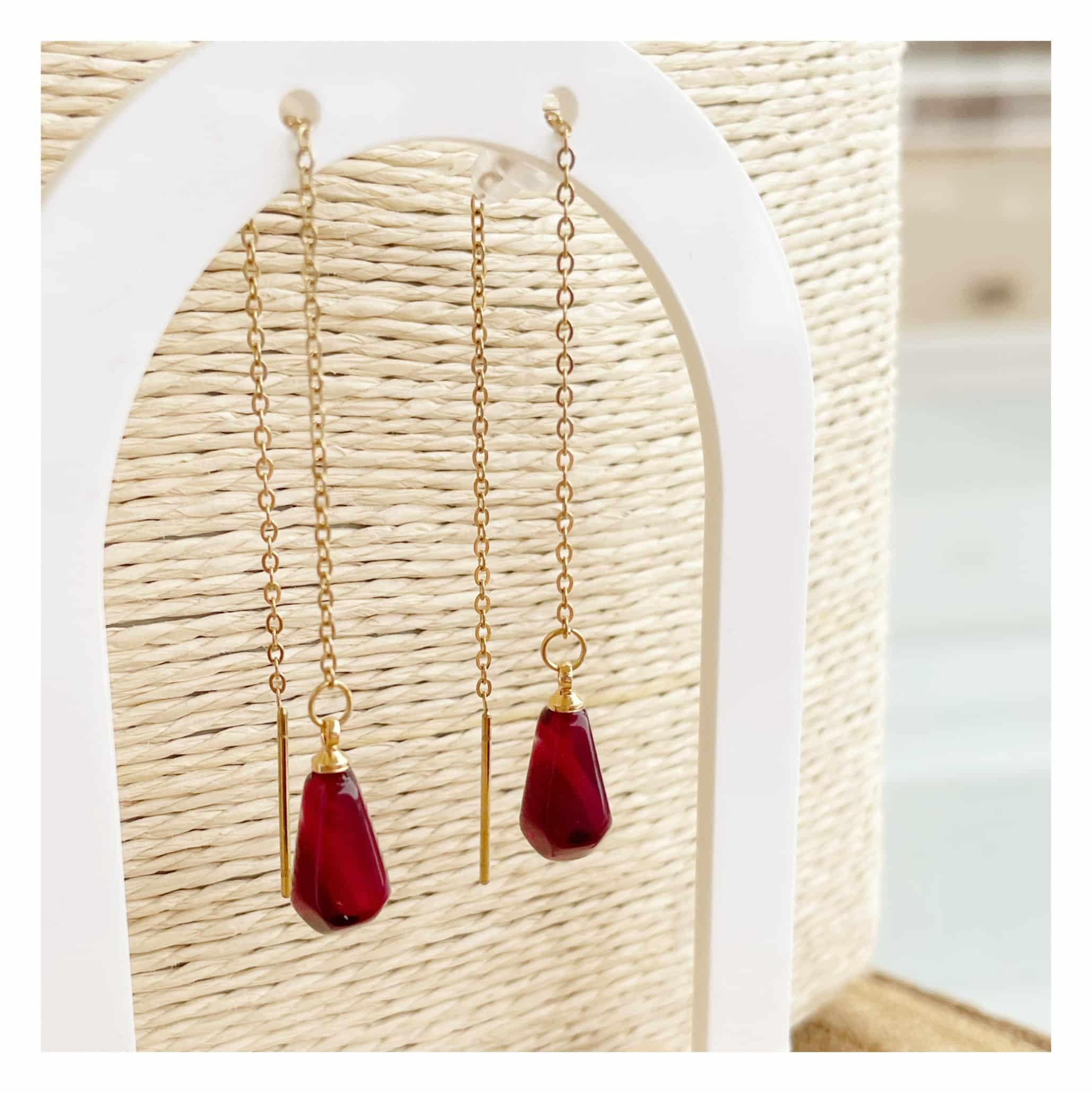 Pendientes “Darro” (oscuro)