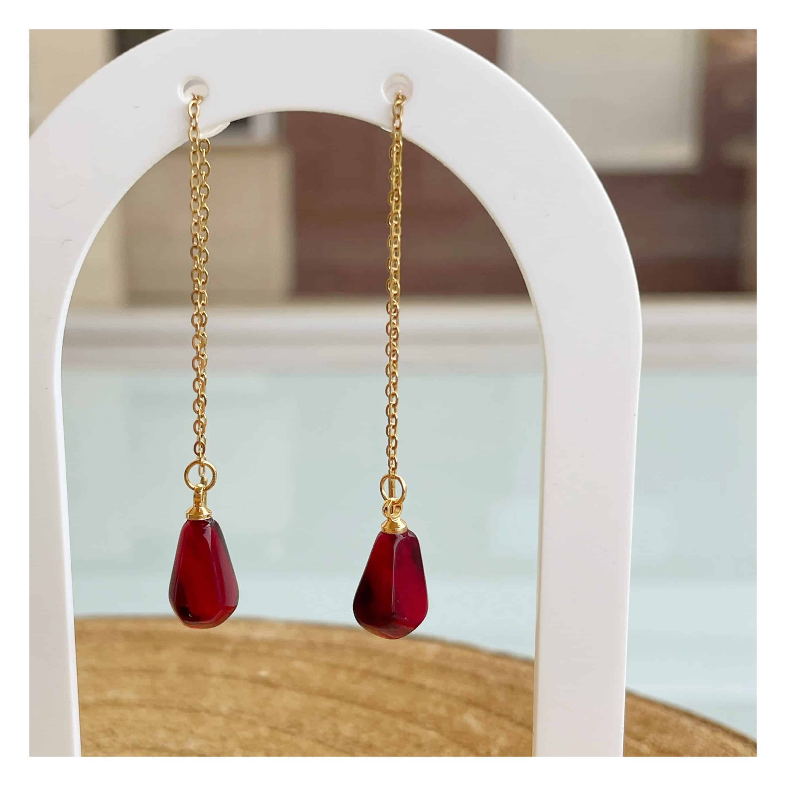 Pendientes “Darro” (oscuro)