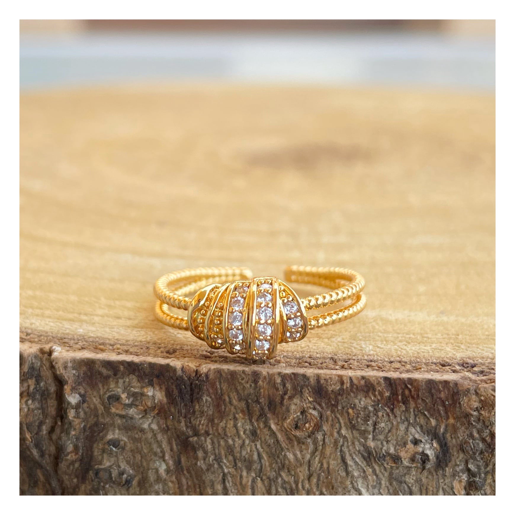 Anillo ajustable “Delujo”