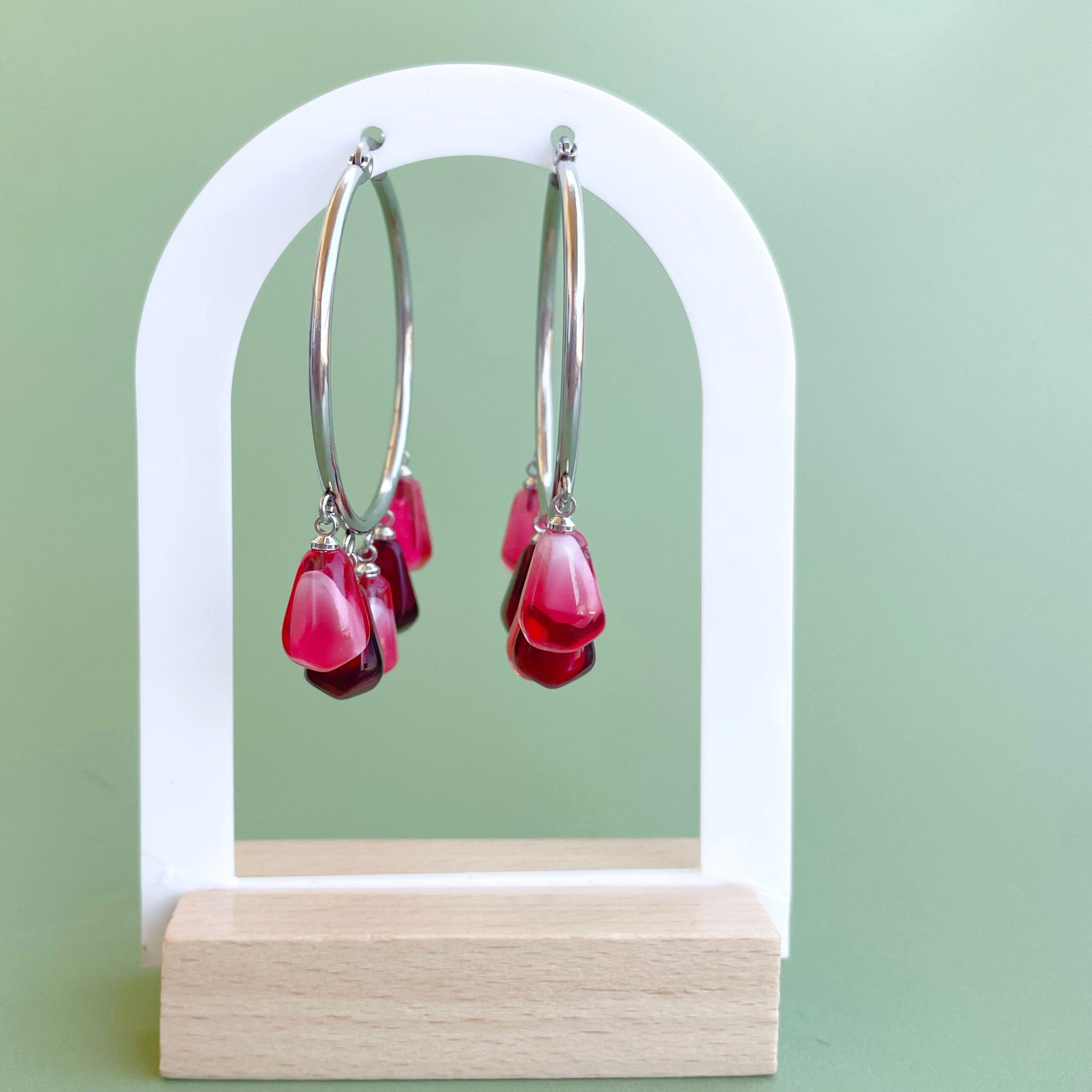 Pendientes “Gitana Granaína” plateado