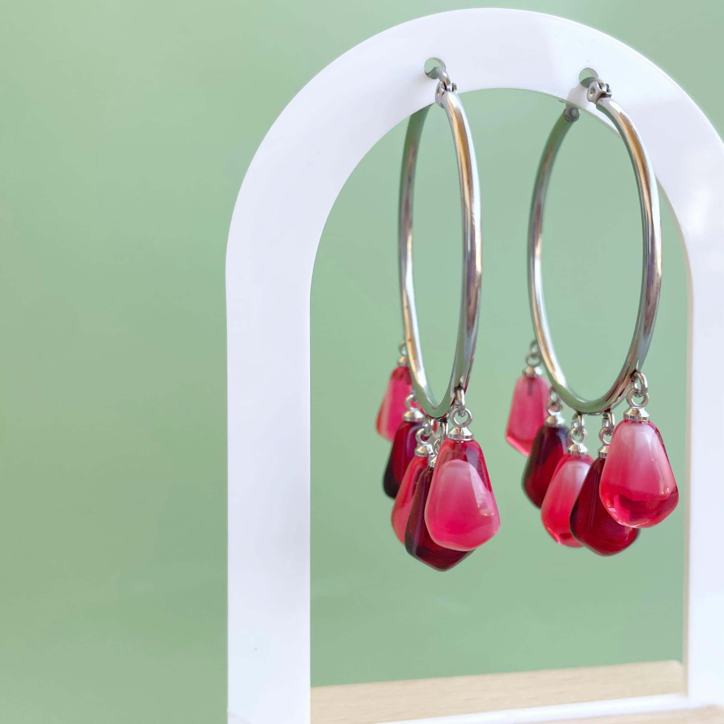 Pendientes “Gitana Granaína” plateado