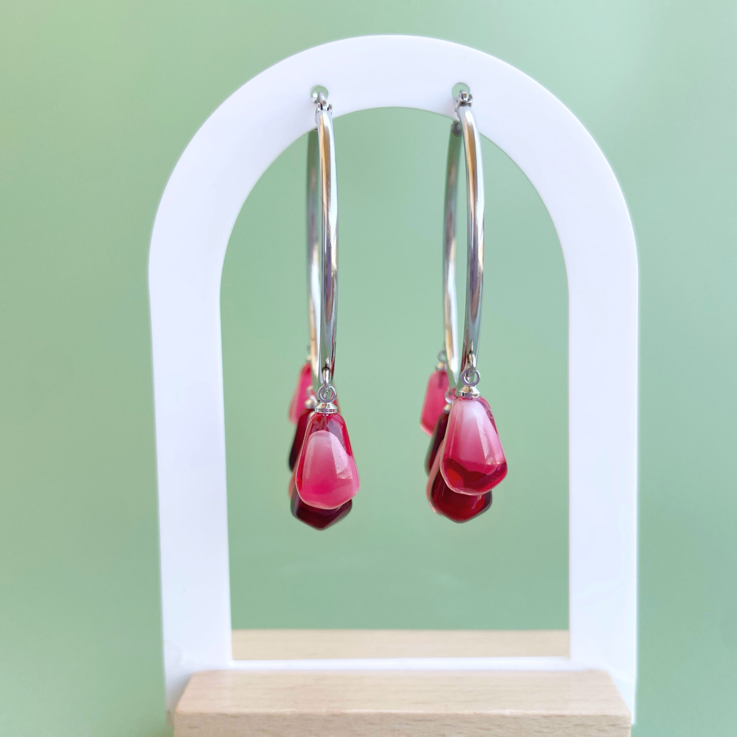 Pendientes “Gitana Granaína” plateado