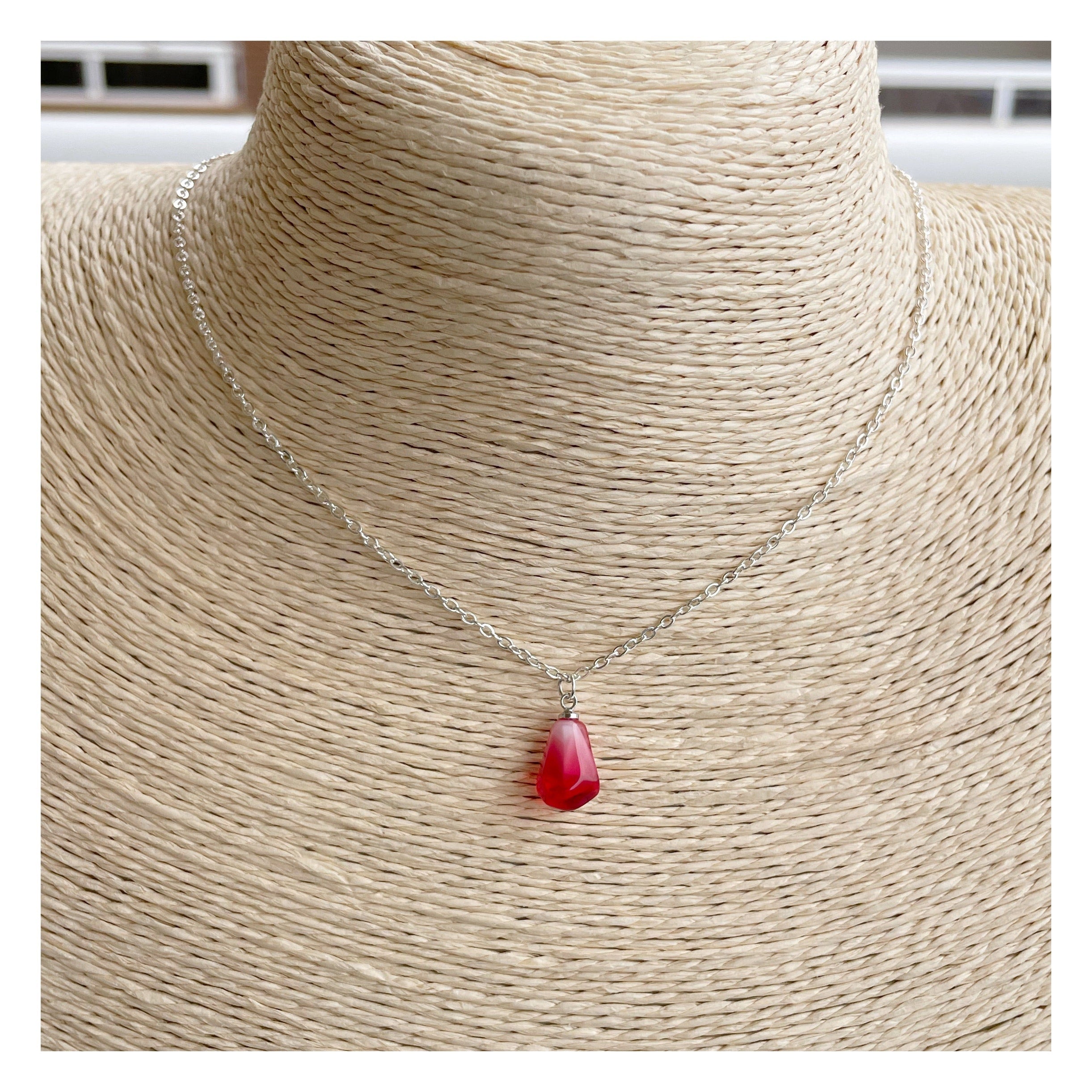 Collar “Pepita” Granaína Plateado