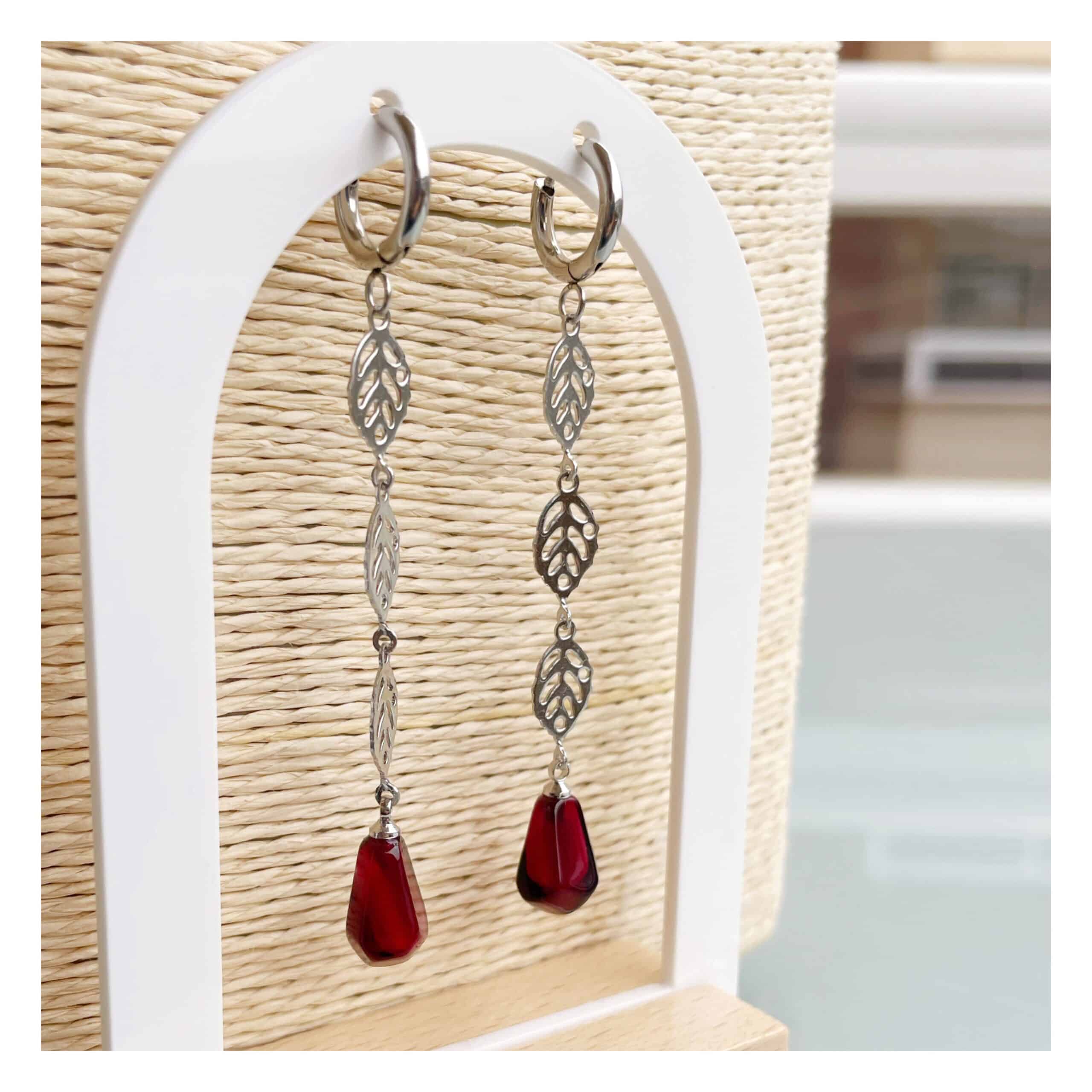 Pendientes “Carvajales” plateado