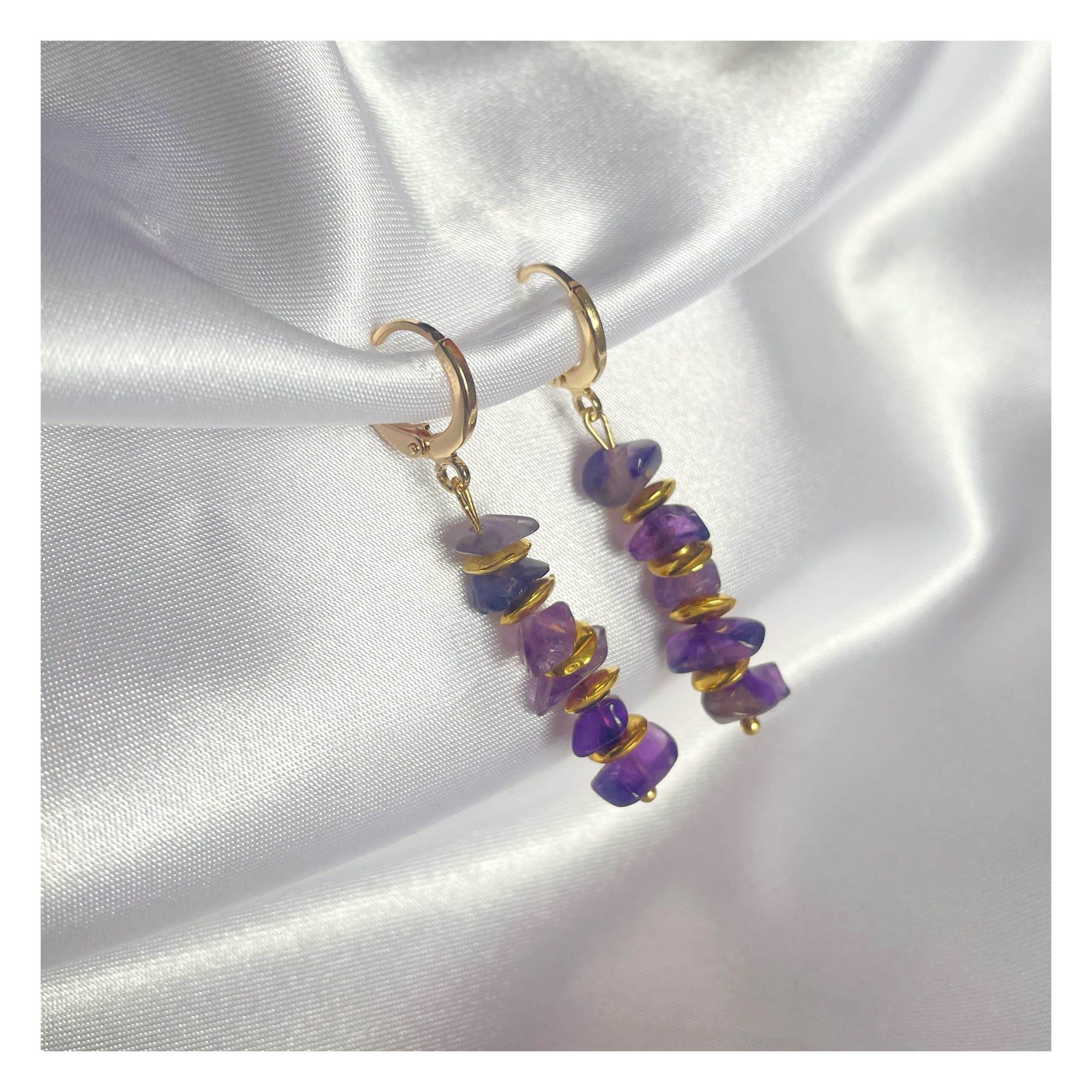 Pendientes “Amatista”