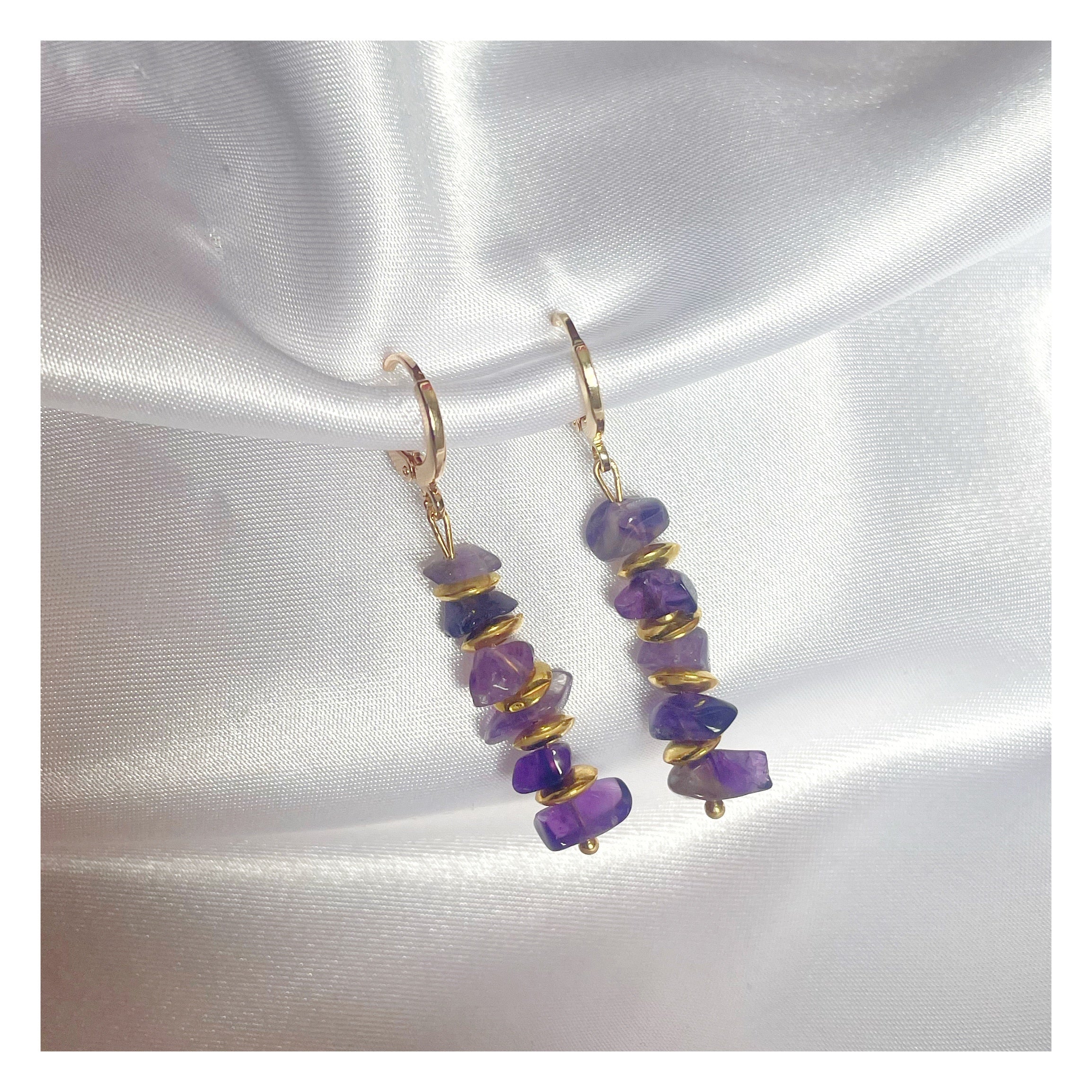 Pendientes “Amatista”