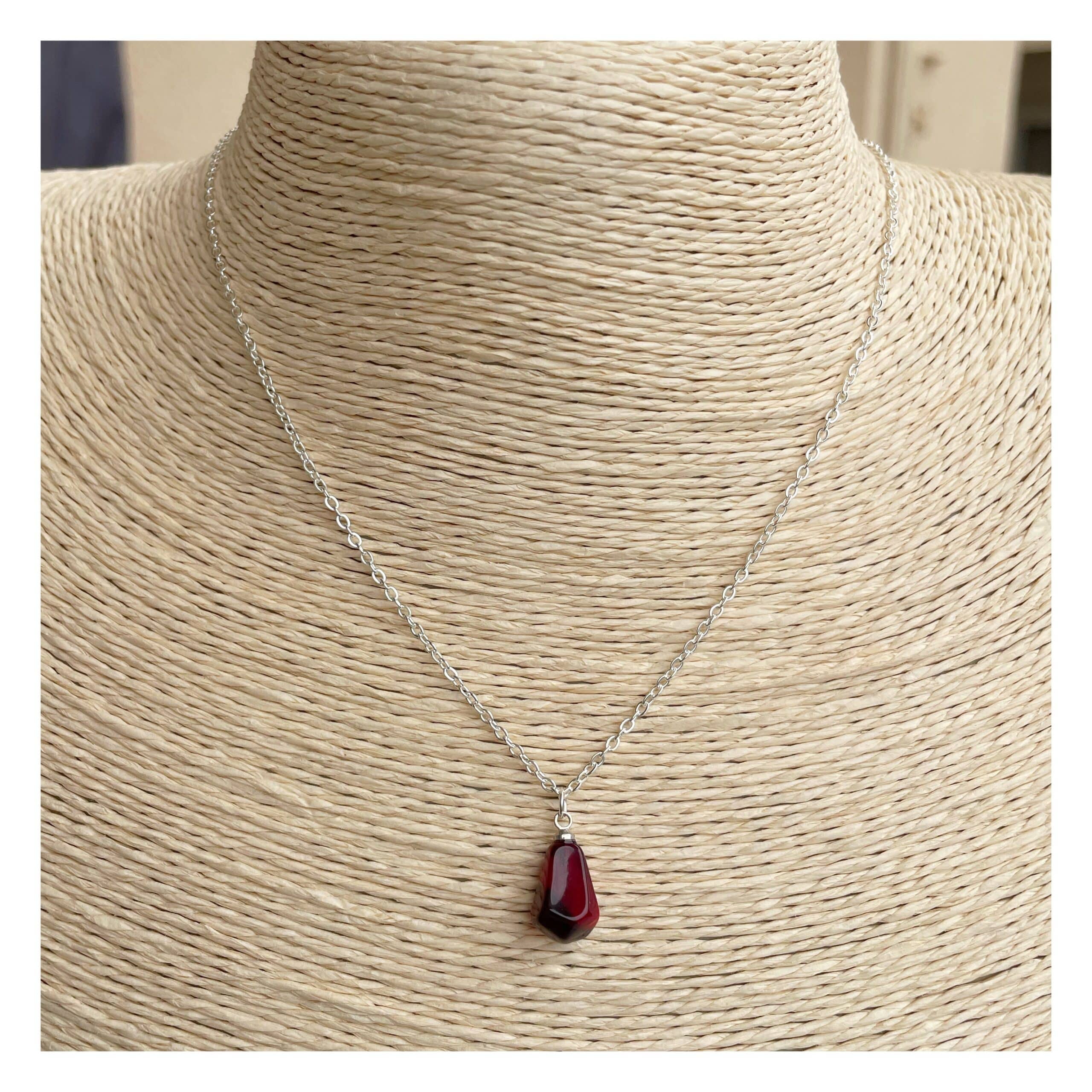 Collar “Pepita” Granaína Plateado