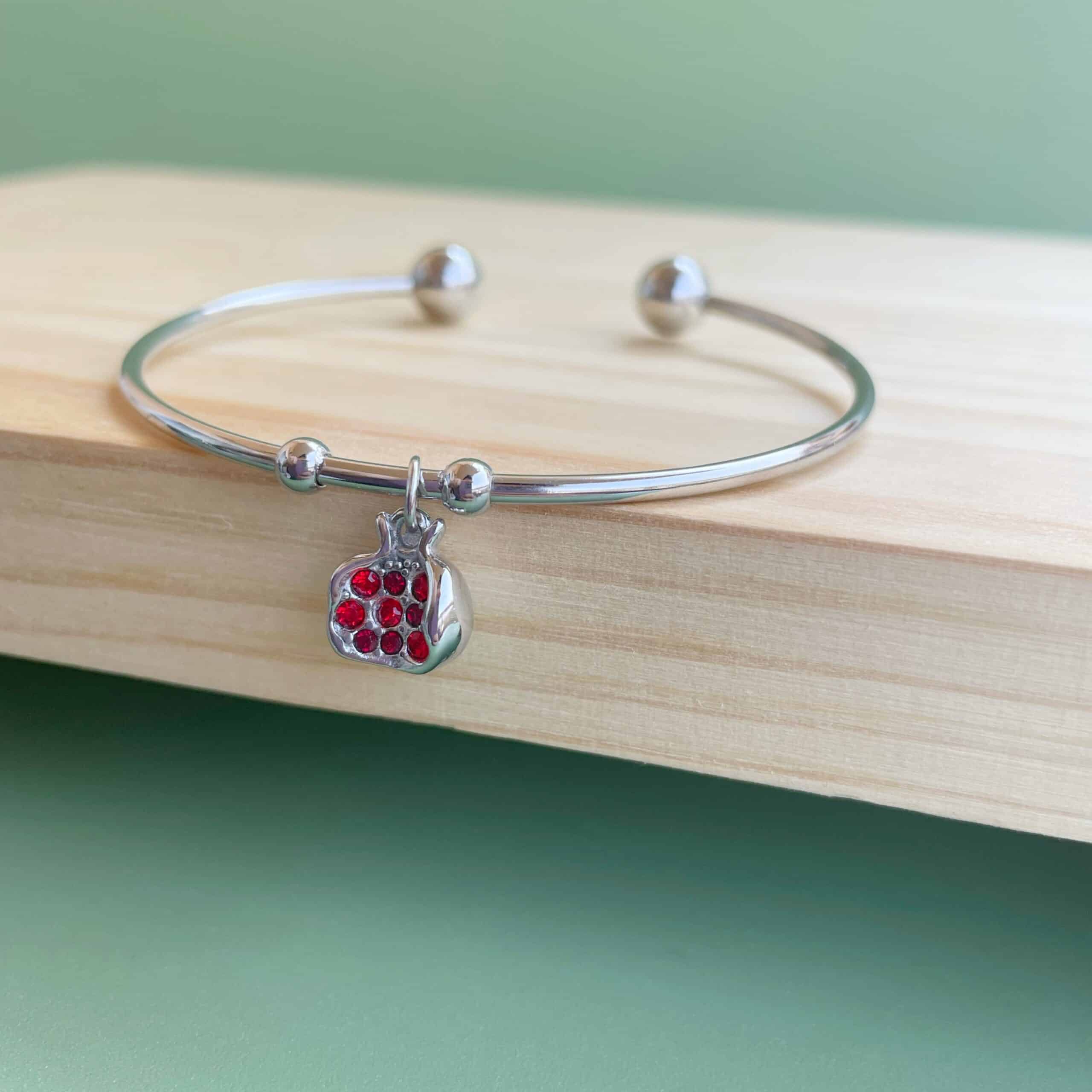 Pulsera “Granaína” plateado