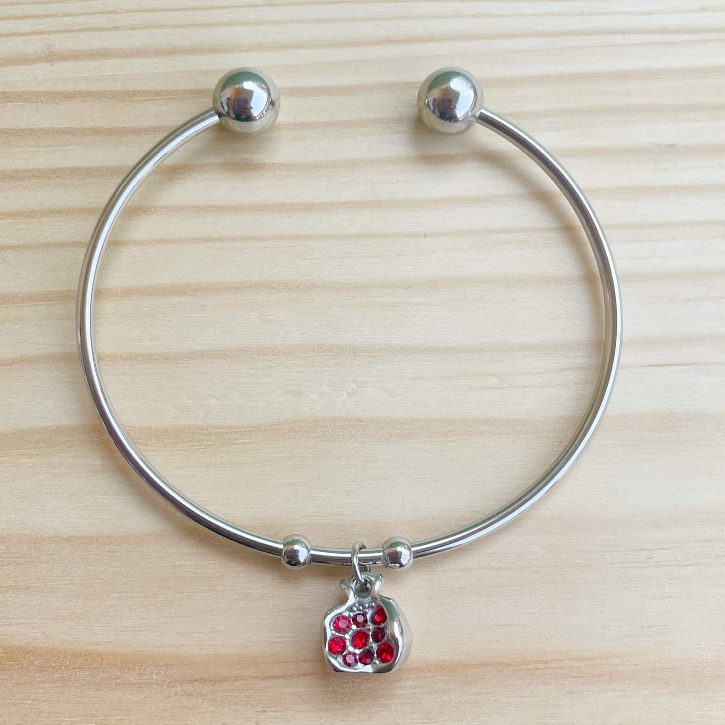 Pulsera “Granaína” plateado