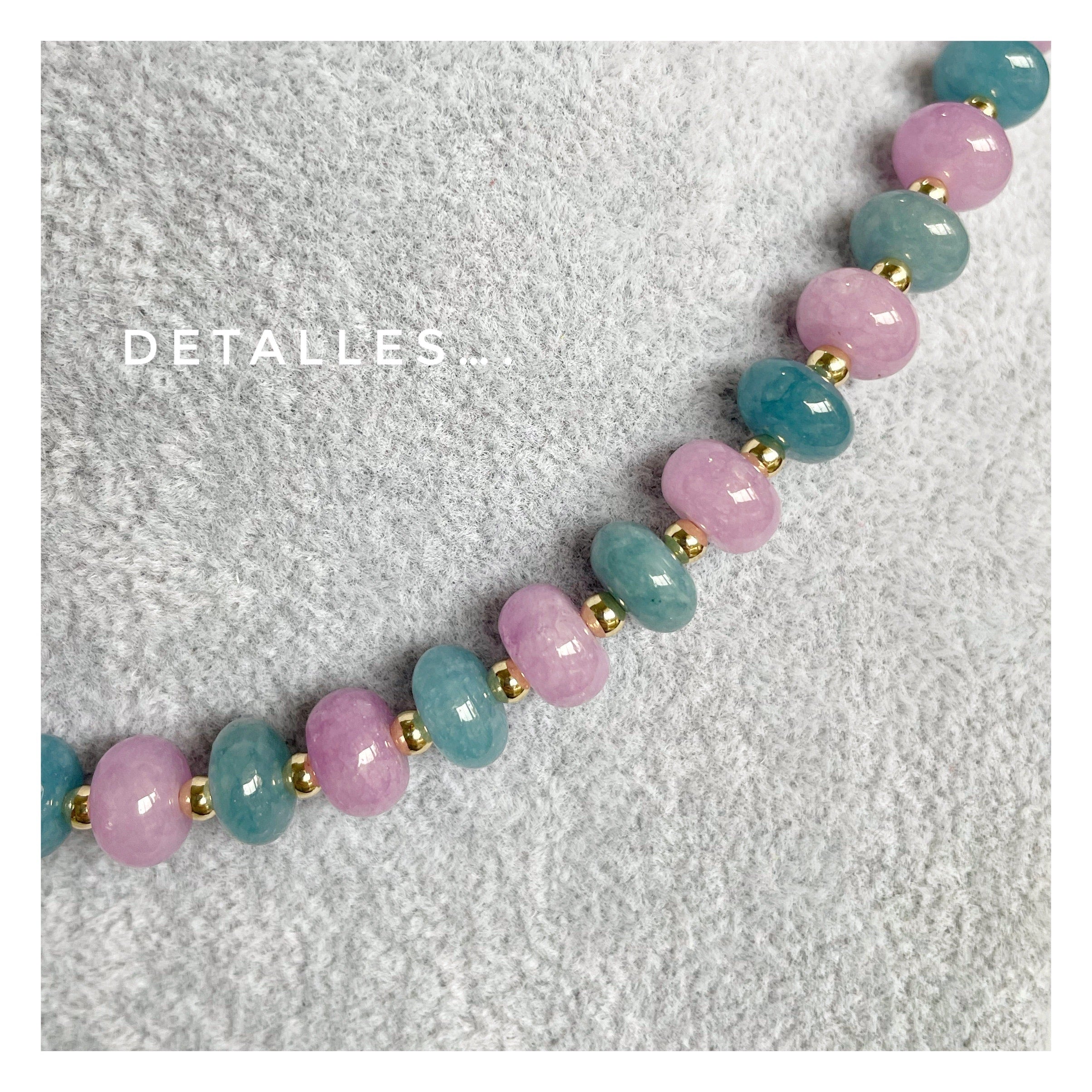 Collar piedras redondas “Pastel”