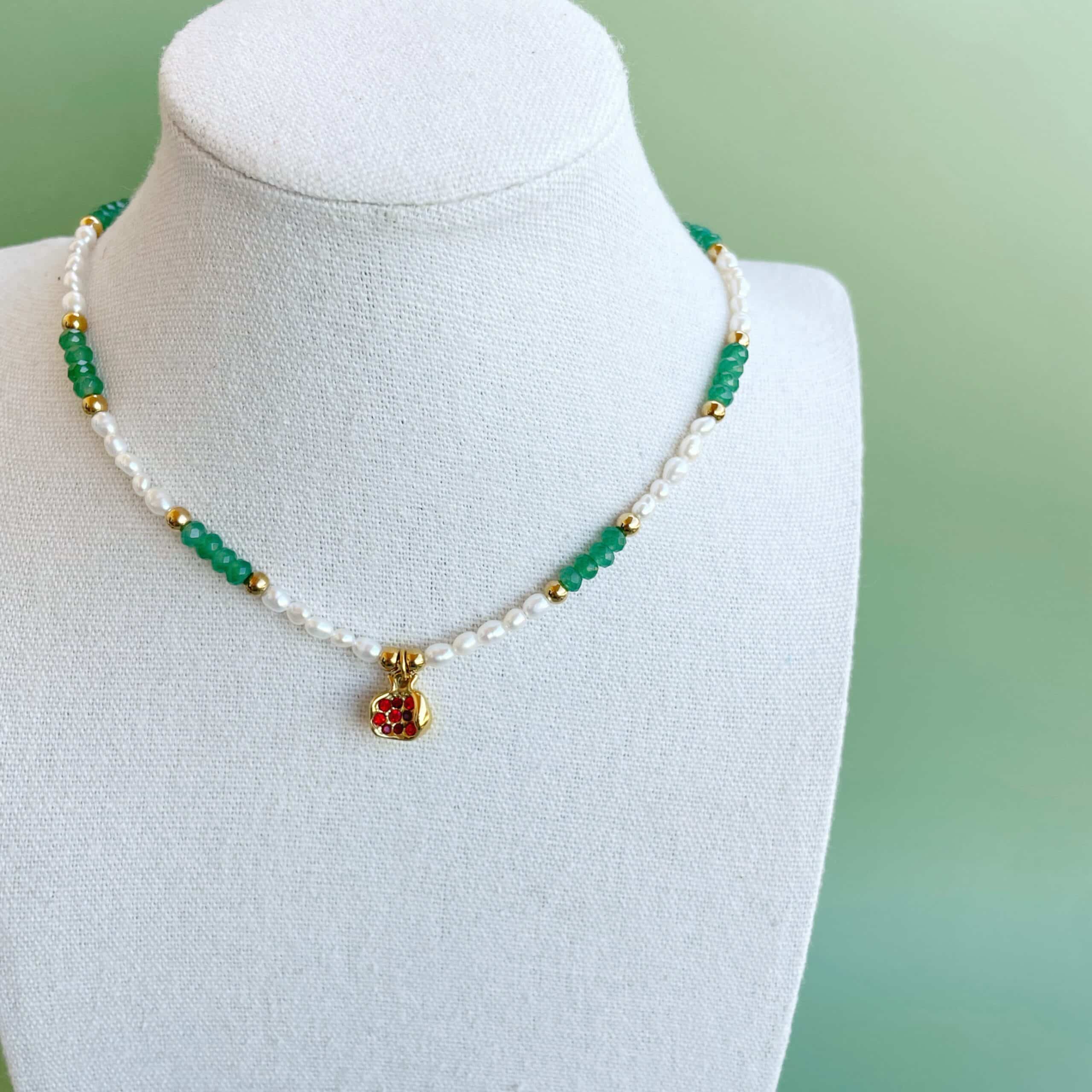 Collar “Yo te quiero verde”