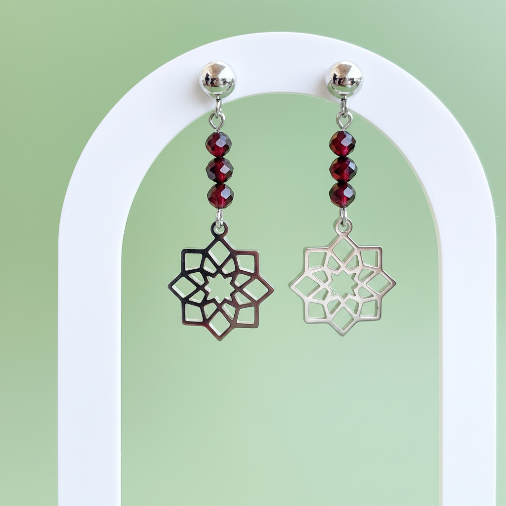 Pendientes “Bib-Rambla” (plateado)