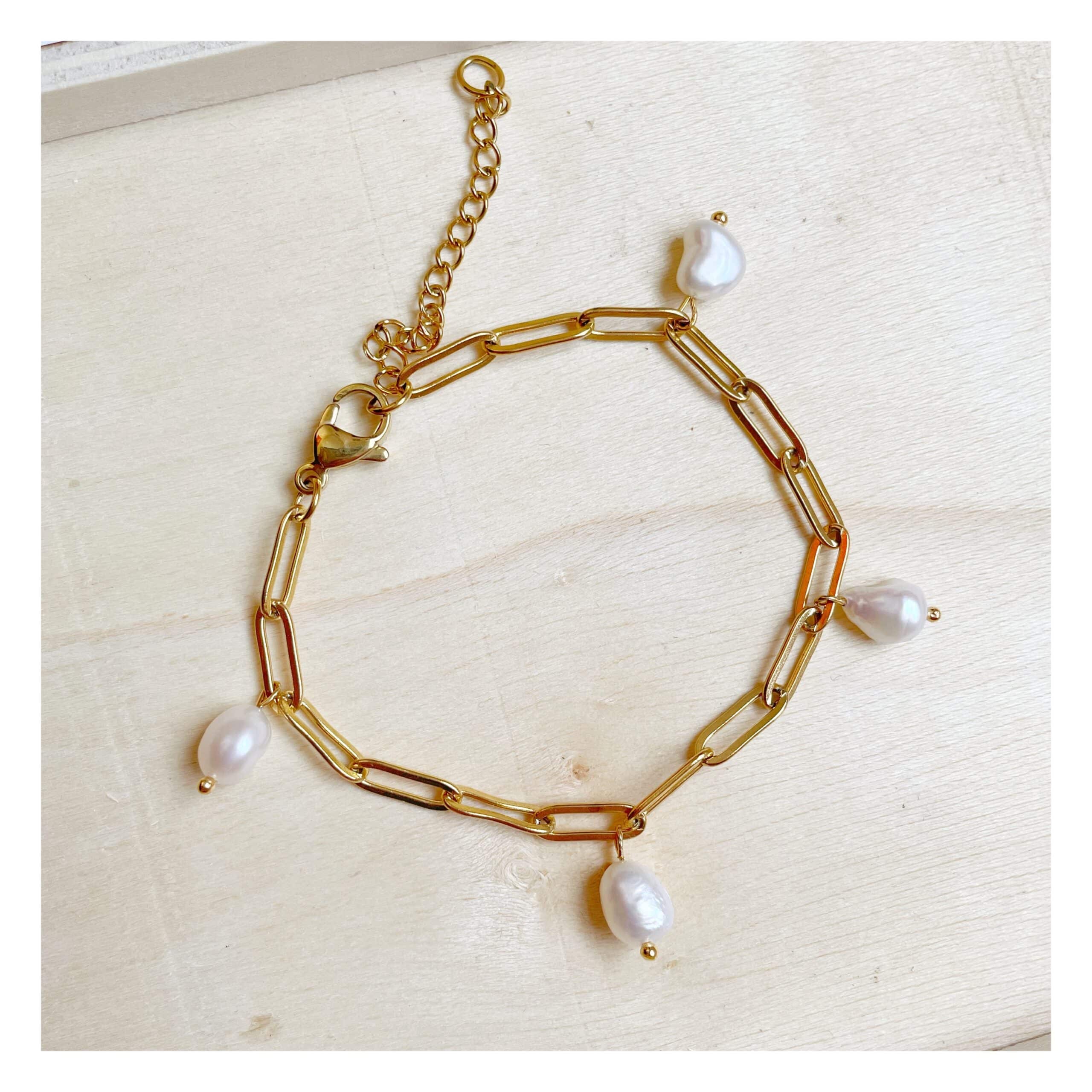 “Chunkie Pearl” pulsera