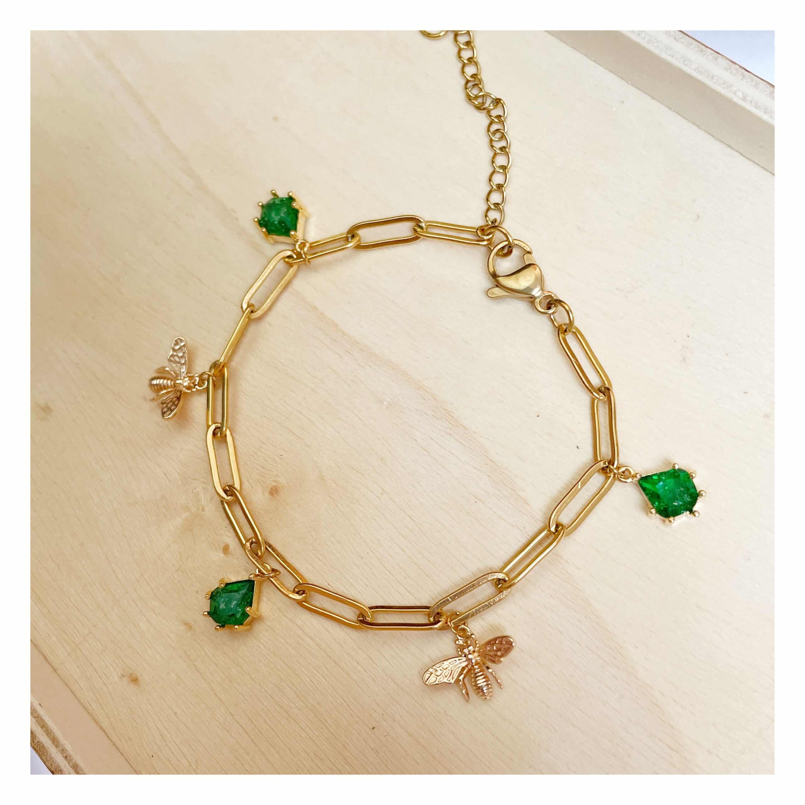 Pulsera “Green Bee”