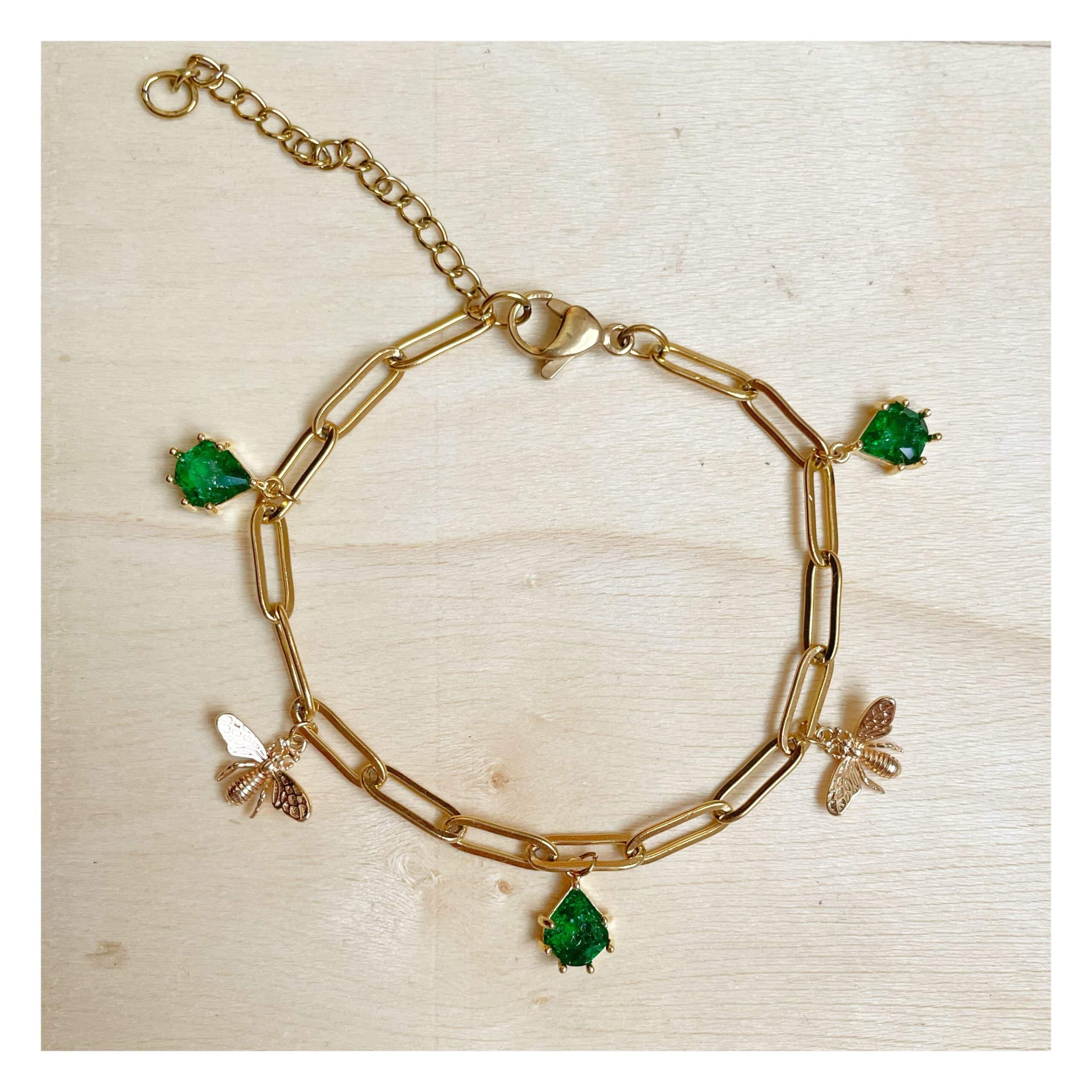 Pulsera “Green Bee”