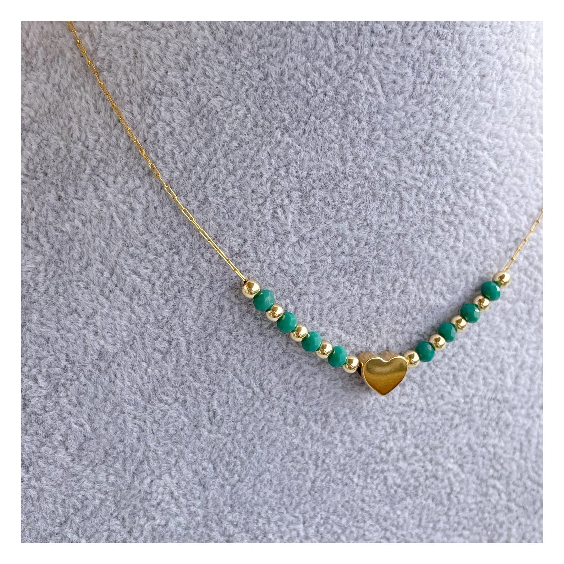 Gargantilla “Amorino verde”