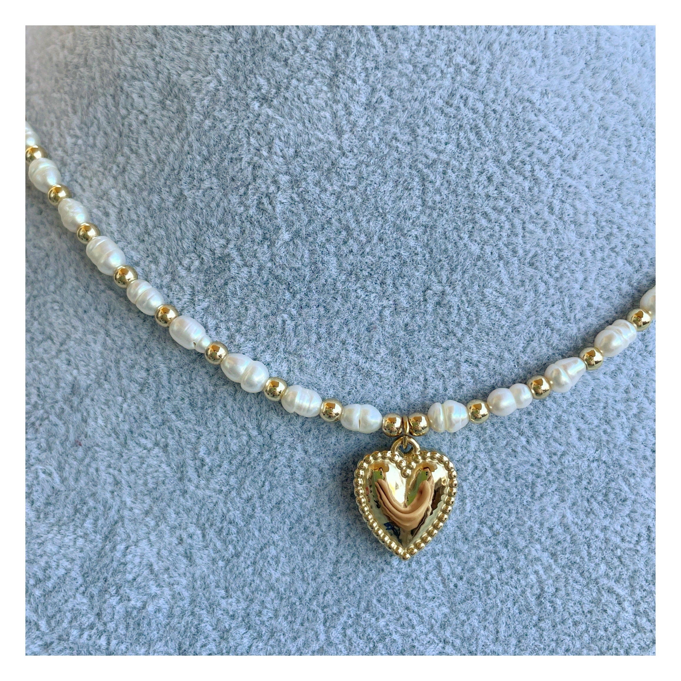 Collar perlas “Love”