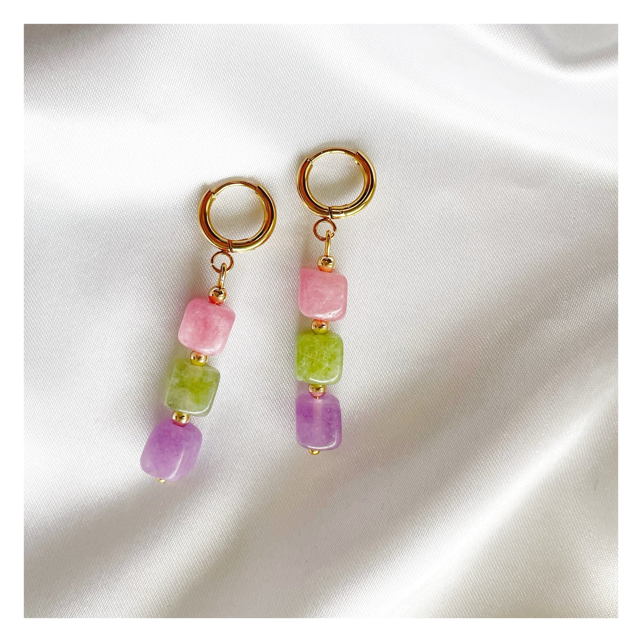 Pendientes de piedras