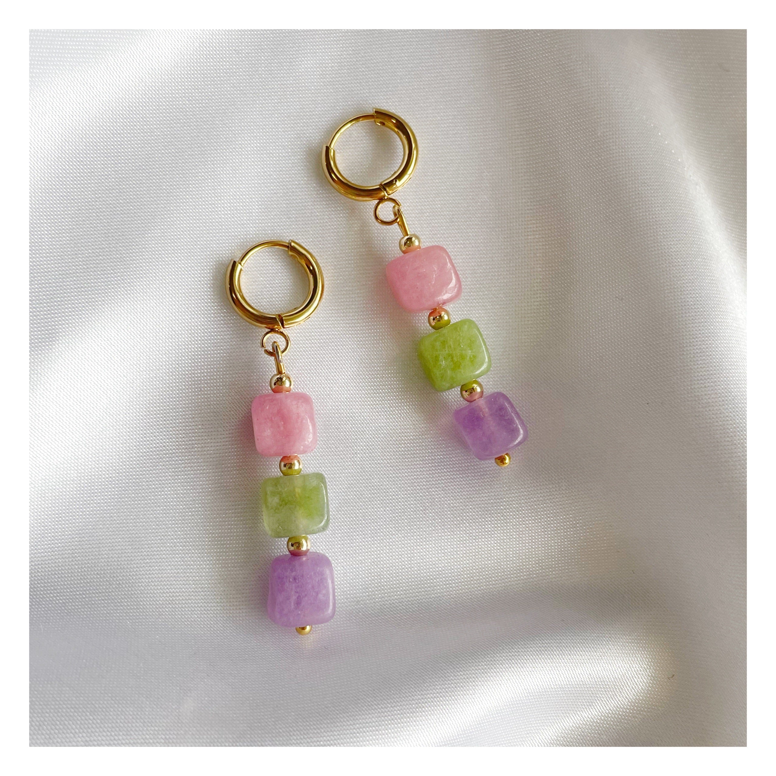 Pendientes de piedras