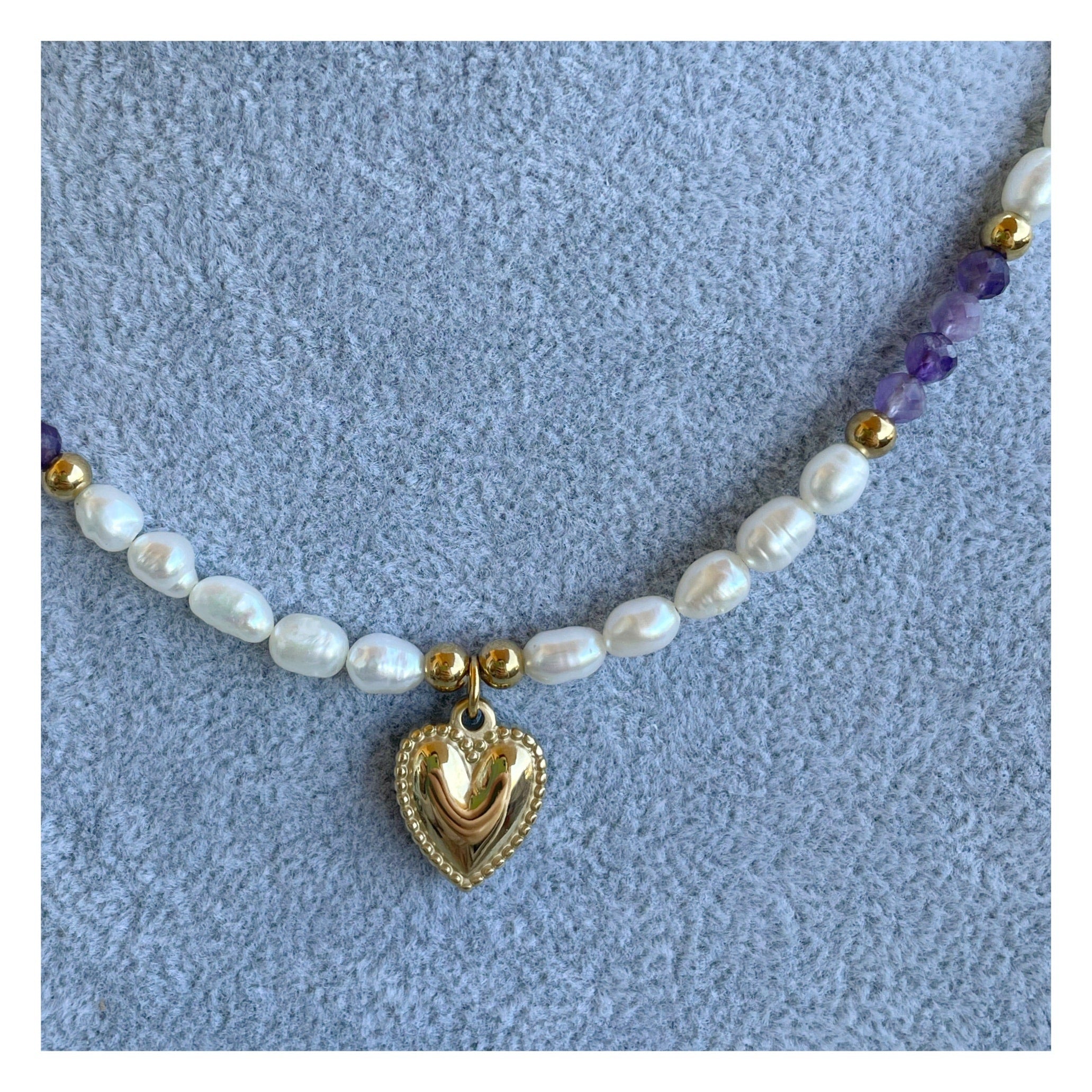 Collar perlas “Cariño”