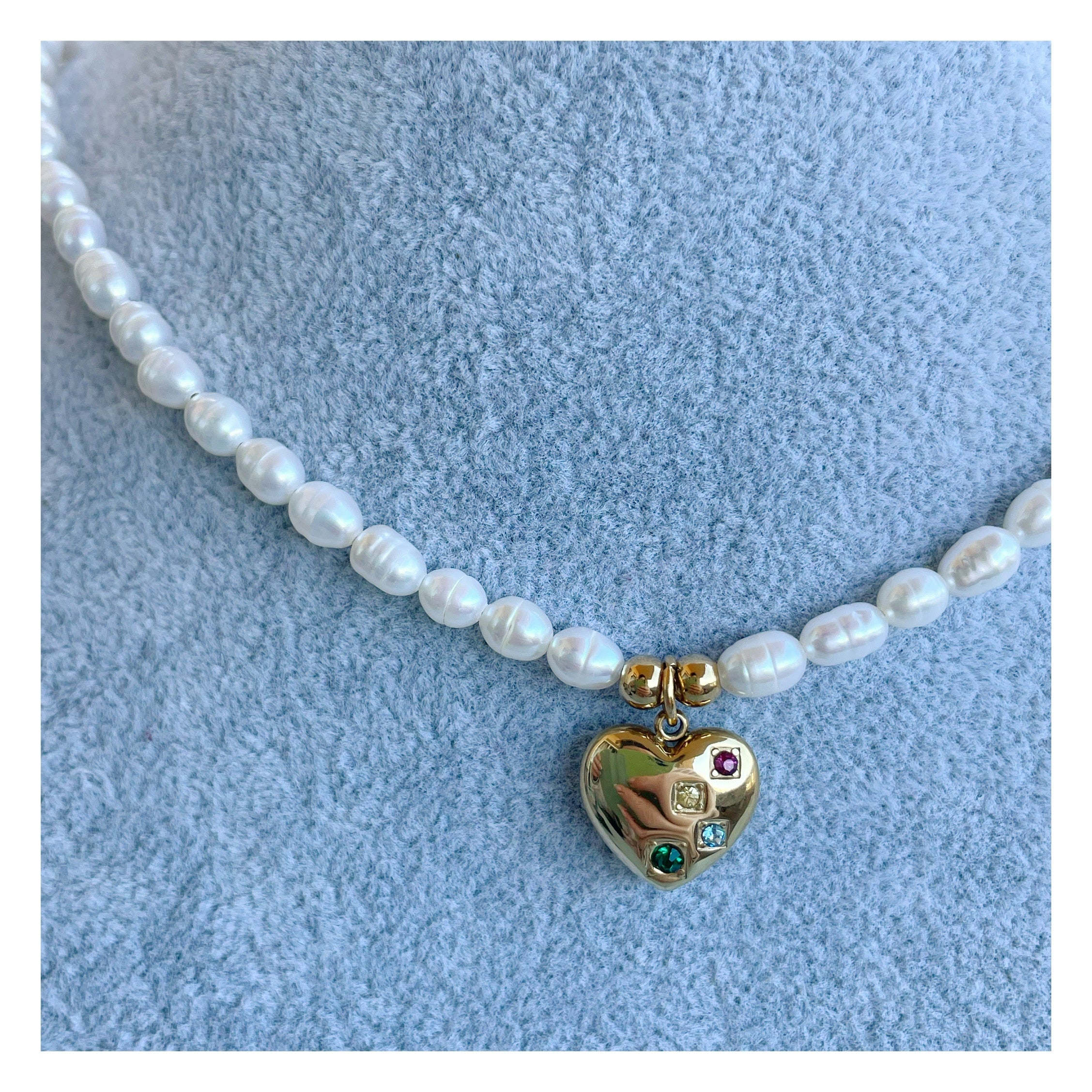 Collar perlas “Cuore”