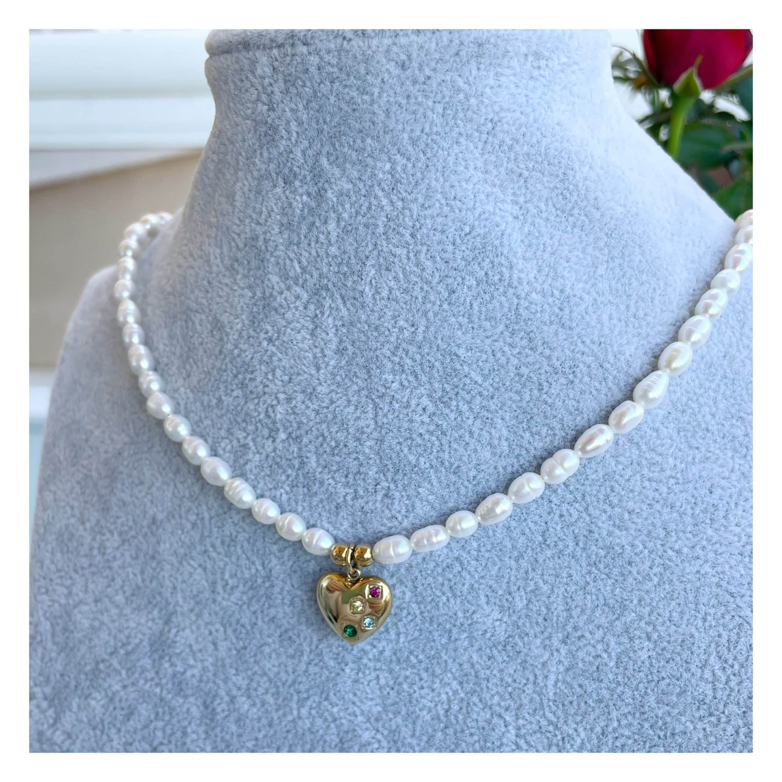 Collar perlas “Cuore”