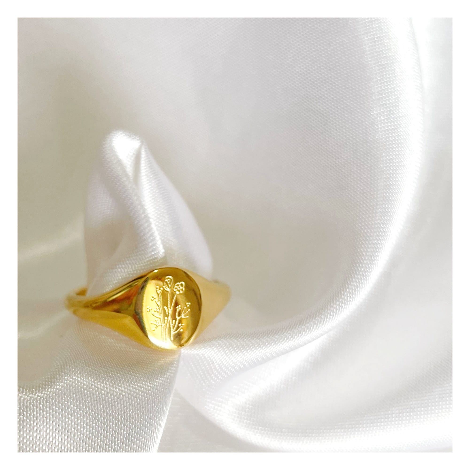 Anillo sello “Flor Silvestre”
