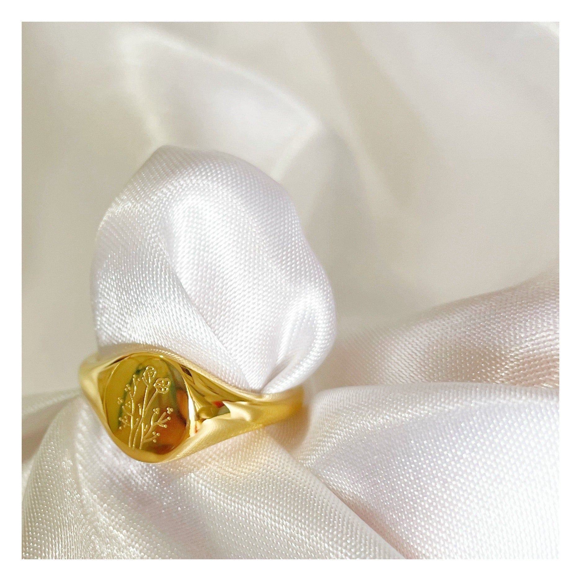 Anillo sello “Flor Silvestre”