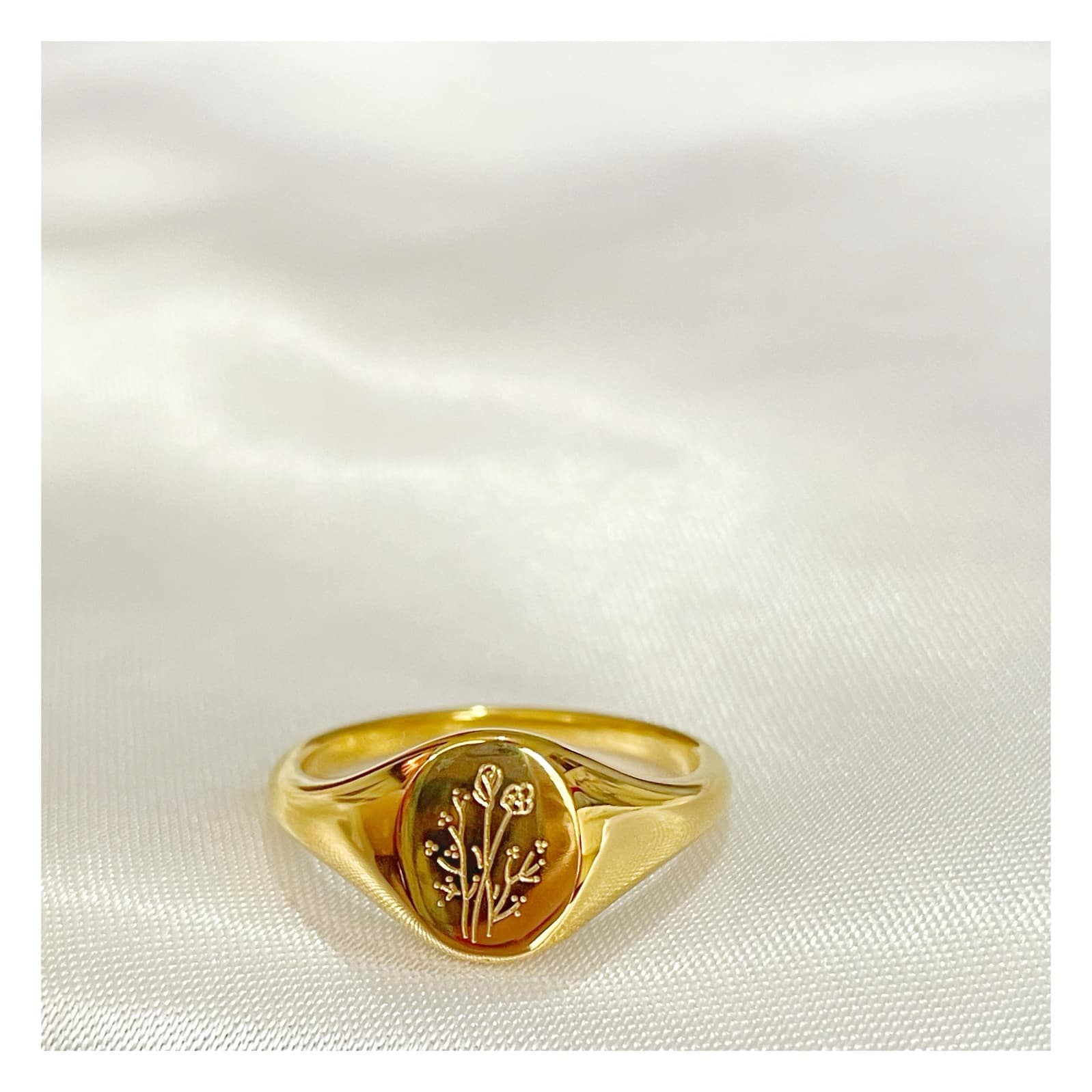 Anillo sello “Flor Silvestre”
