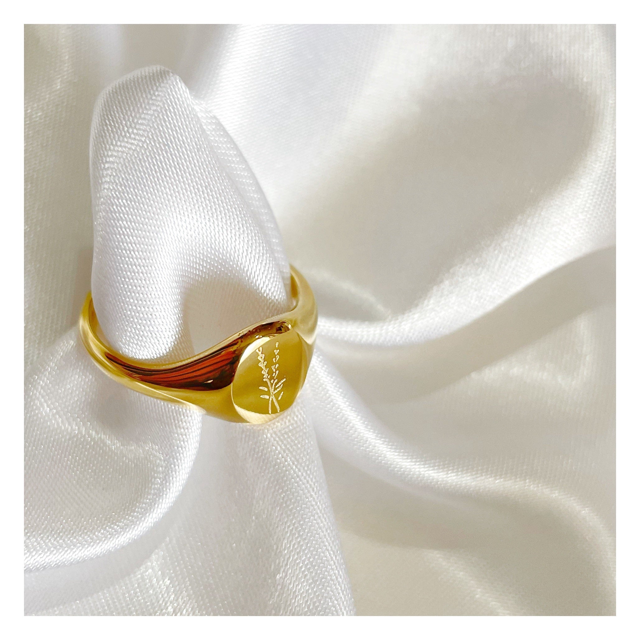 Anillo sello “Lavanda”
