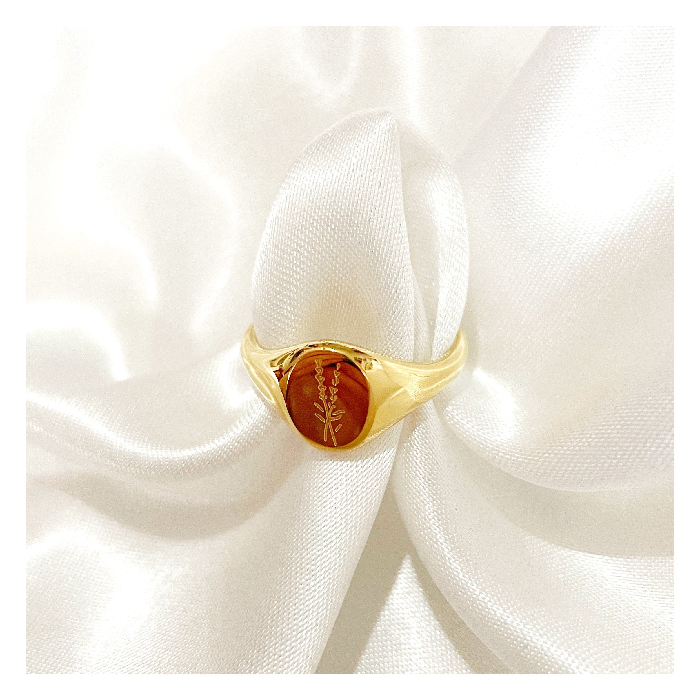 Anillo sello “Lavanda”