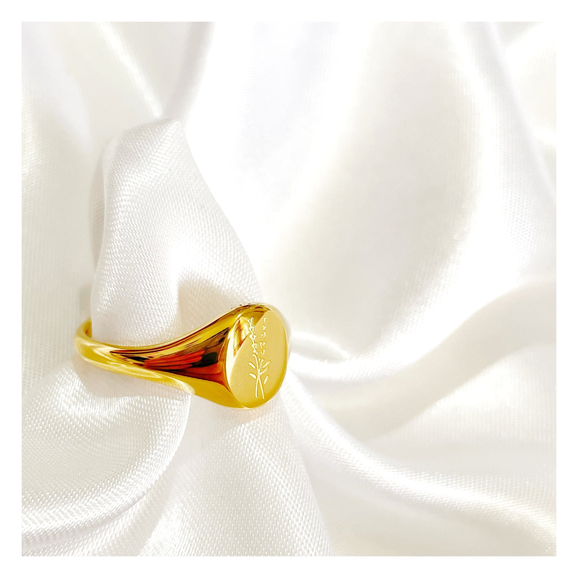 Anillo sello “Lavanda”