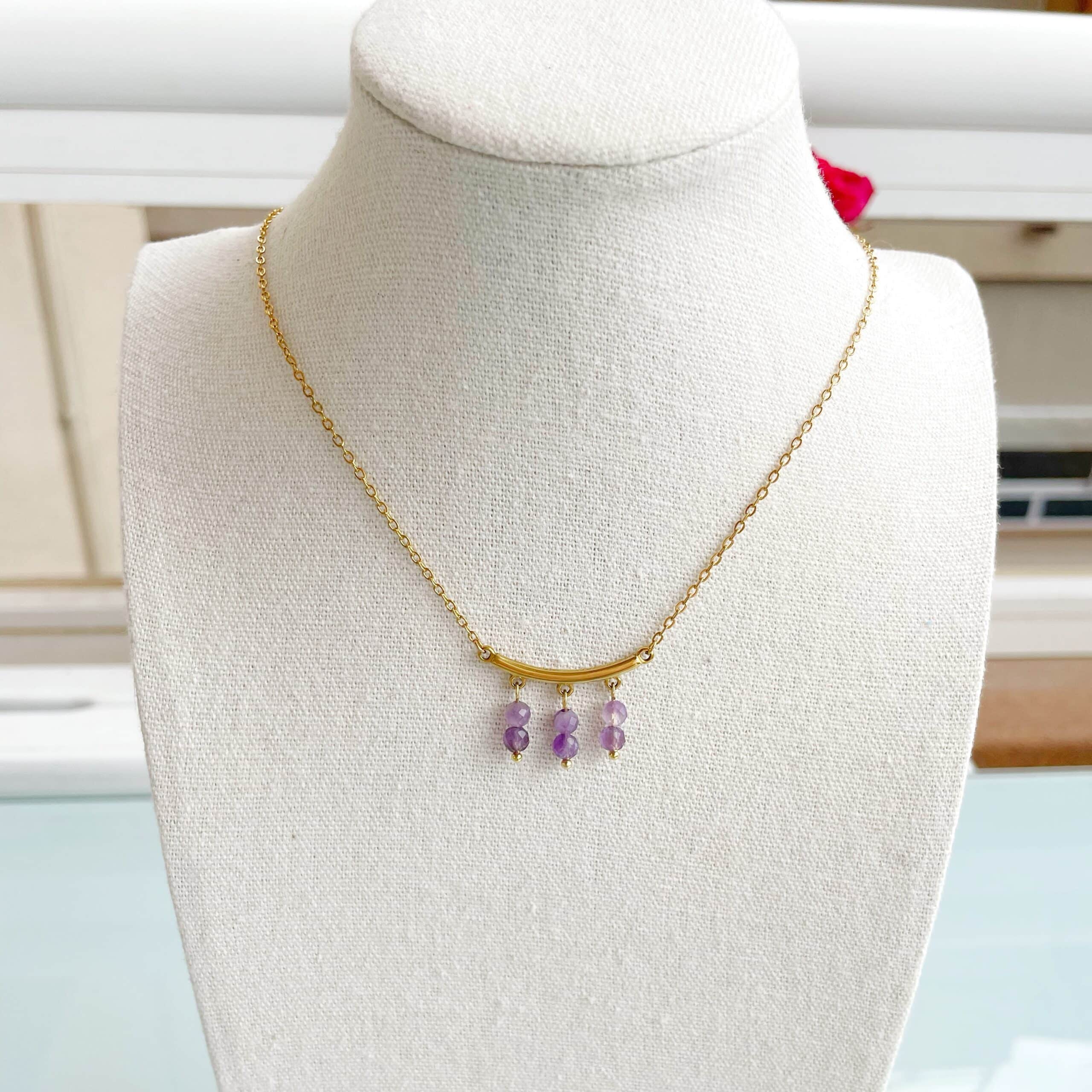 Collar “Trinity” amatista