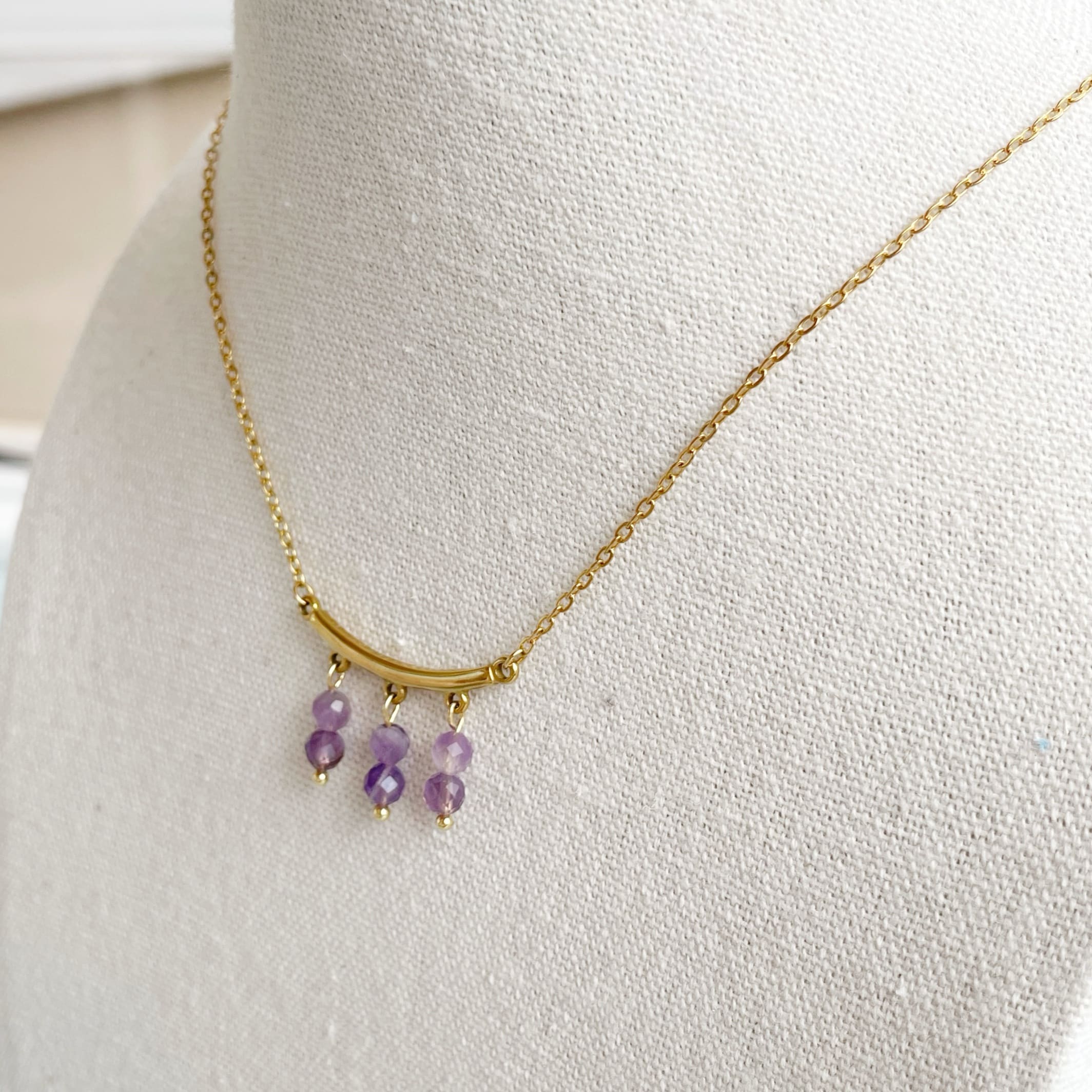 Collar “Trinity” amatista